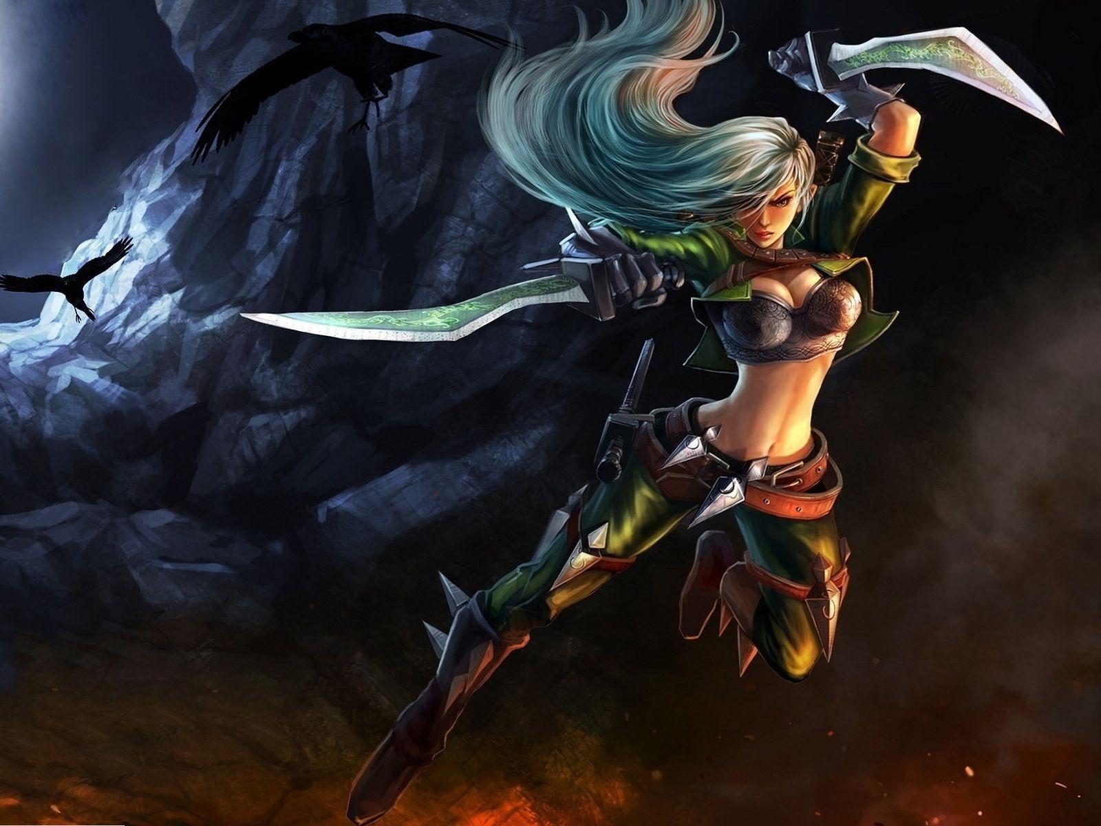 1600x1200 Katarina League Of Legends Wallpaper:1600x1200