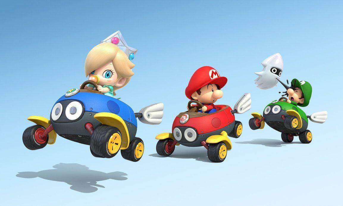 1153x692 Baby Mario And Friends. Baby Rosalina, Mario, And Luigi In Mario Kart 8 By Rosalina Luma. Mario Kart Mario And Luigi, Mario Kart