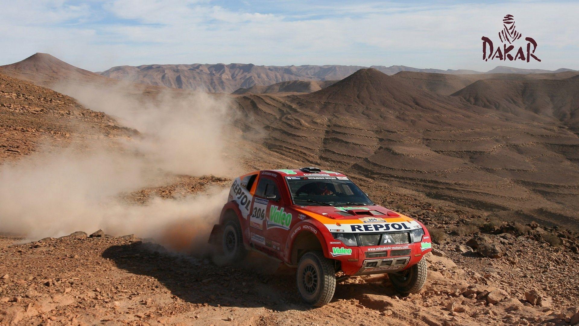 1920x1080 Paris Dakar Rally Mitsubishi In The Mountains 1920x1080 HD WRC