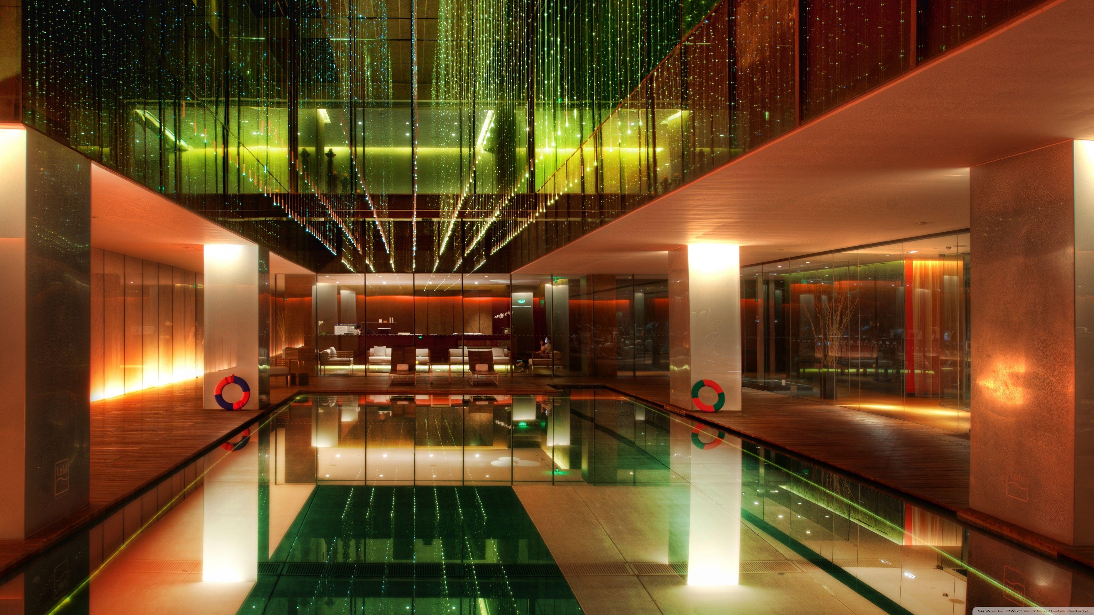 3554x1999 Hotel Lobby Ultra HD Desktop Background Wallpaper for 4K UHD TV : Tablet