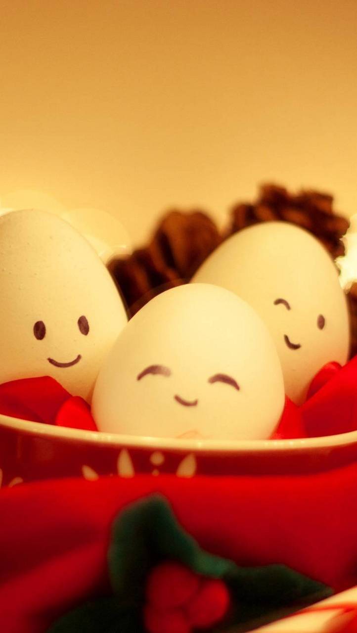 722x1280 Cute Eggs wallpaper