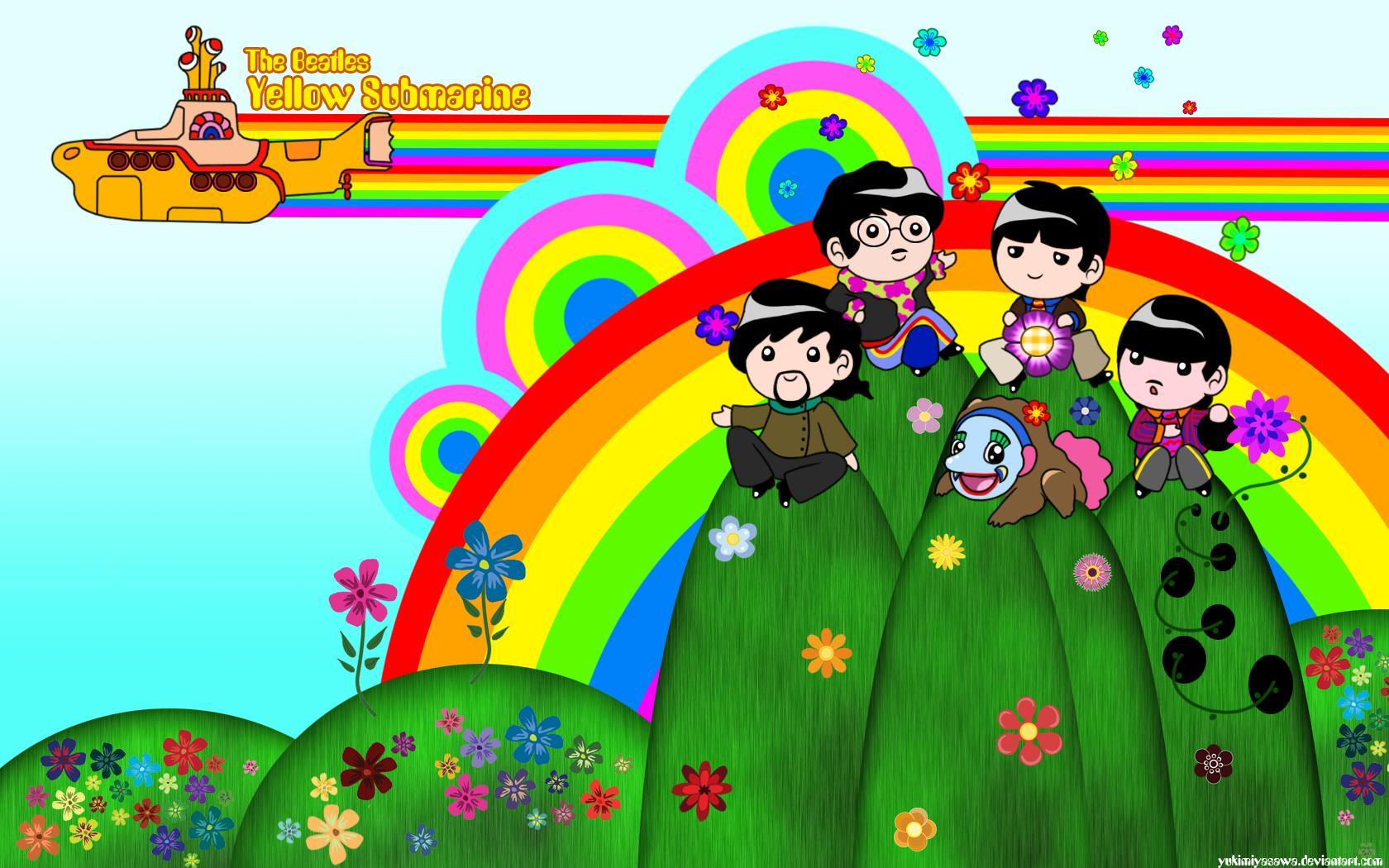 1680x1050 Related Keywords Suggestions for Beatles Yellow Submarine Wallpaper 1680x1050