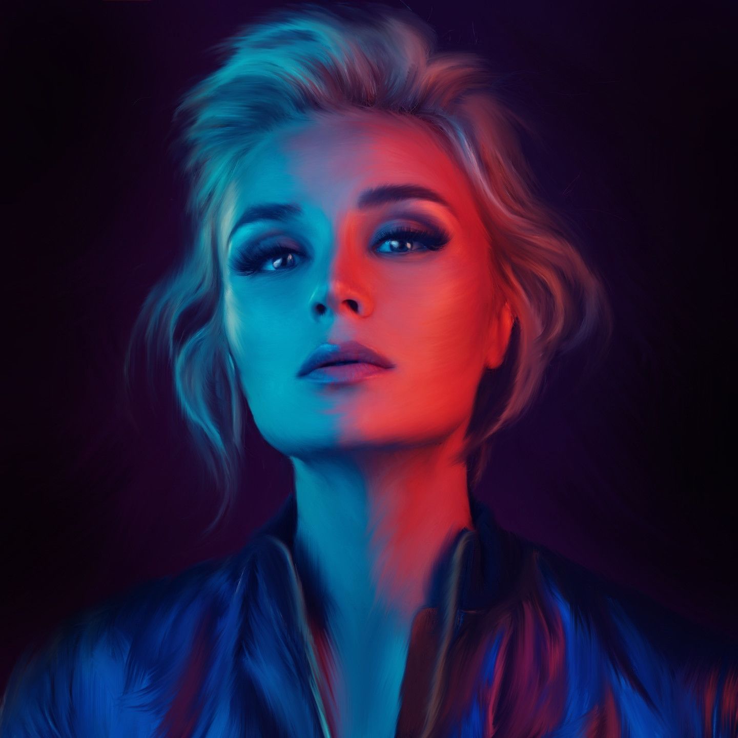 1440x1440 Kovalsky Art Gagarina digital portrait