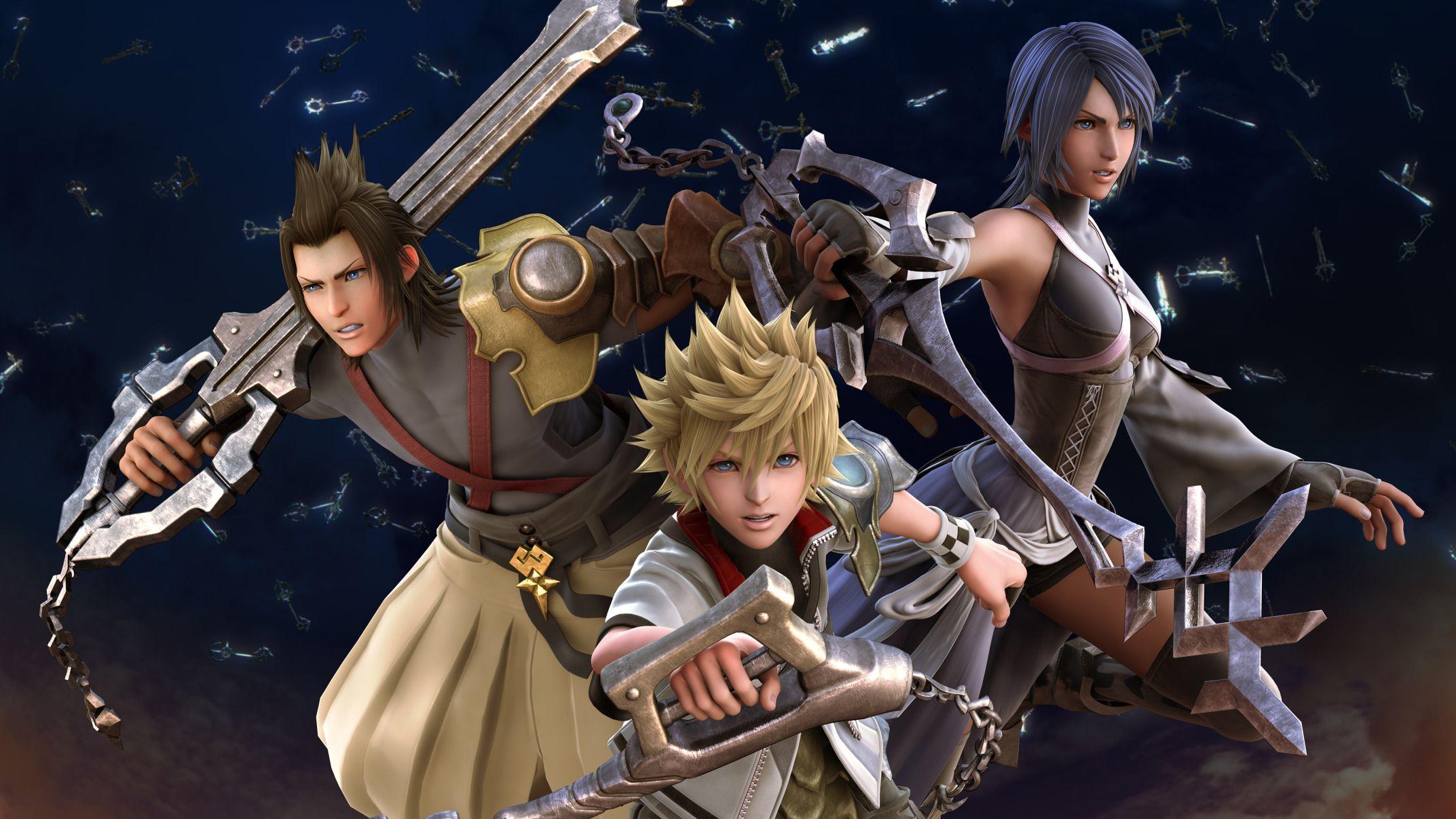 2145x1207 Kingdom Hearts Aqua Terra Y Ventus HD Wallpaper