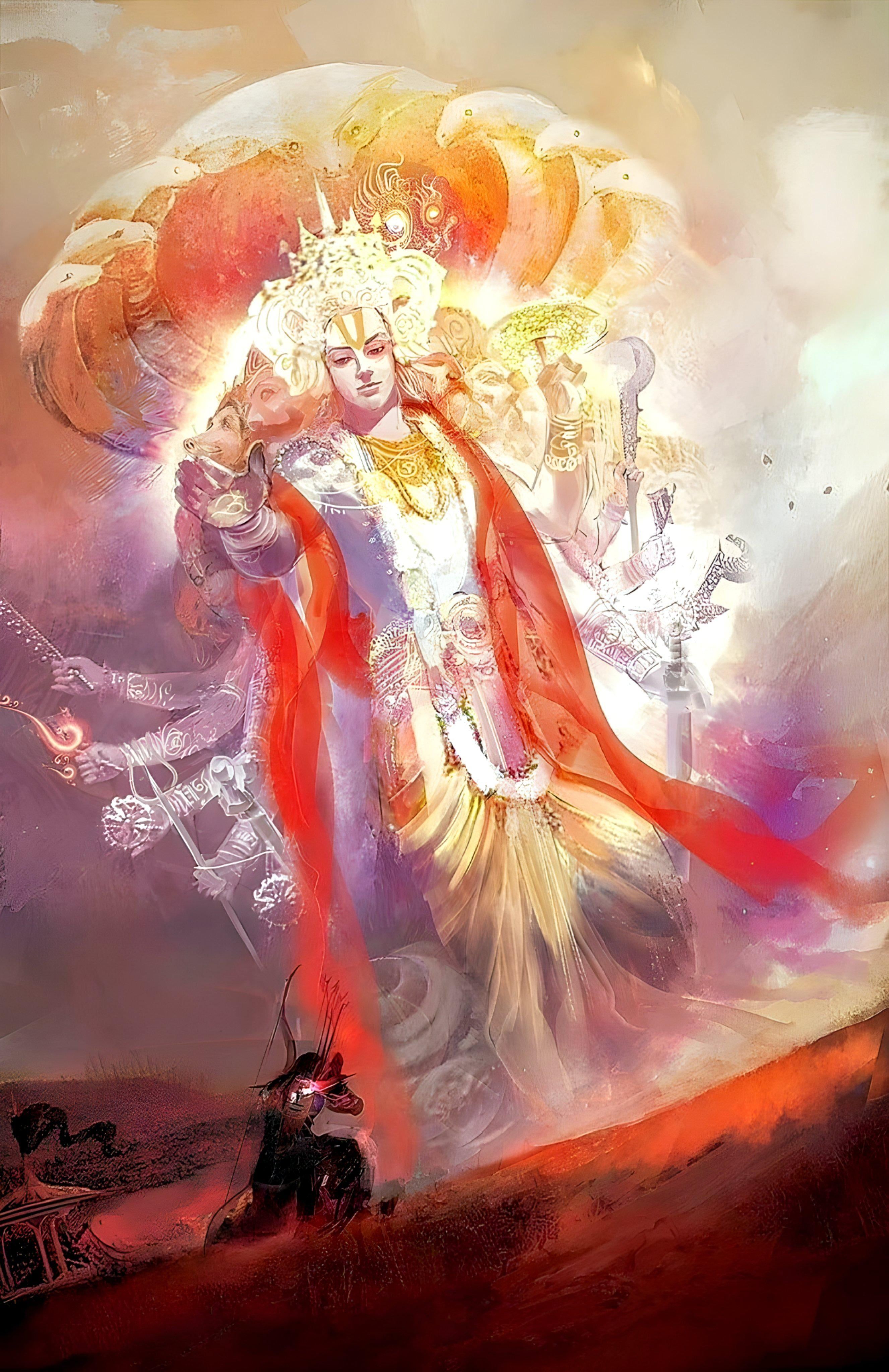 2653x4096 Vishvarupa on Kurukshetra