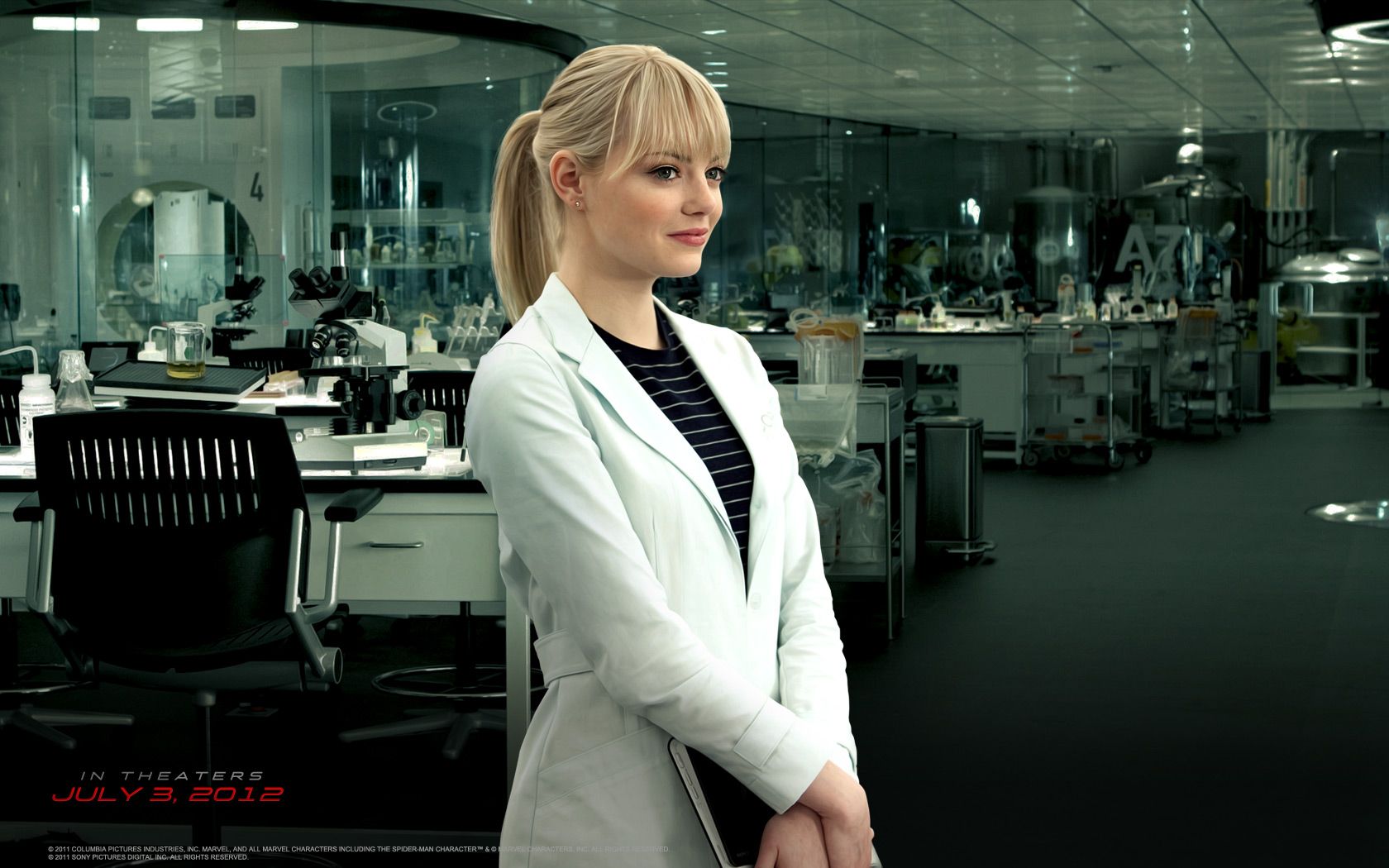 1680x1050 THE AMAZING SPIDER MAN Clip Featuring Emma Stone