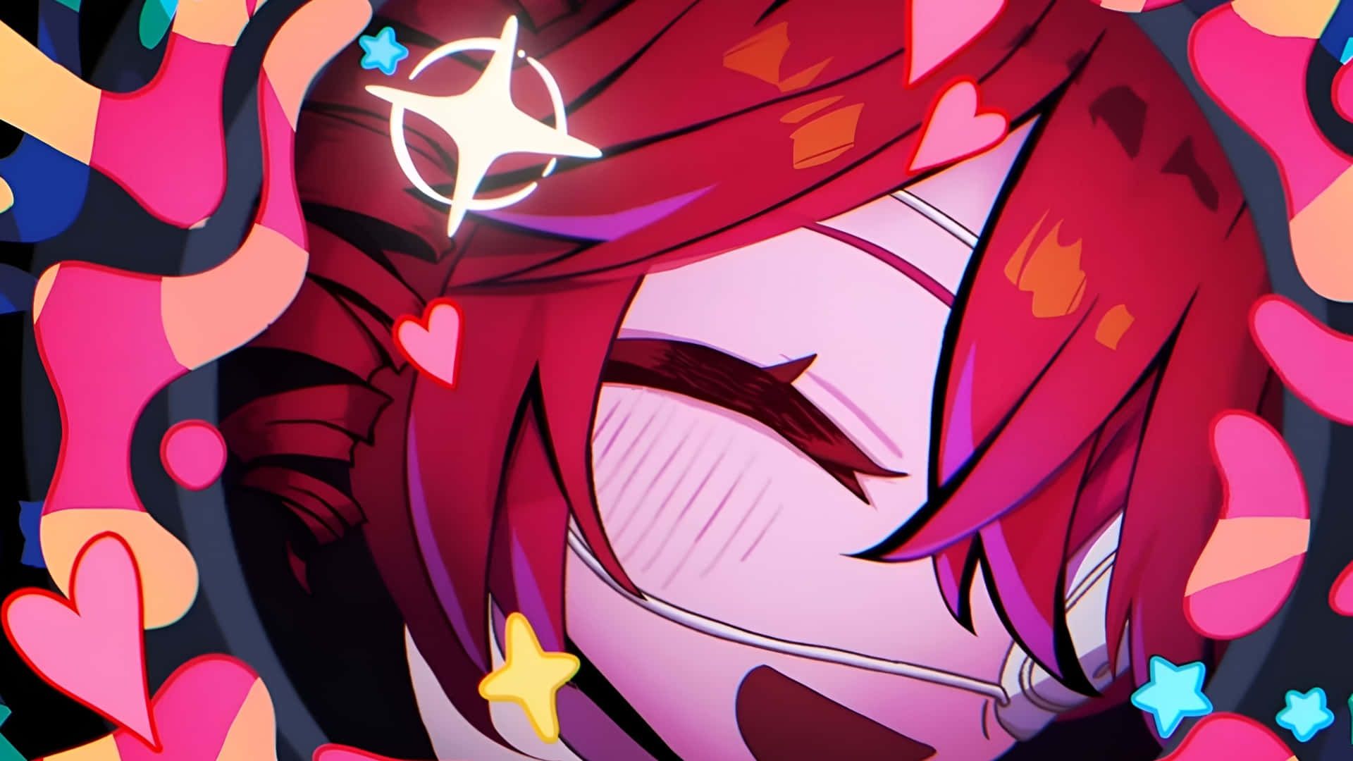 1920x1080 Download Kasane Teto Vibrant Expression Wallpaper
