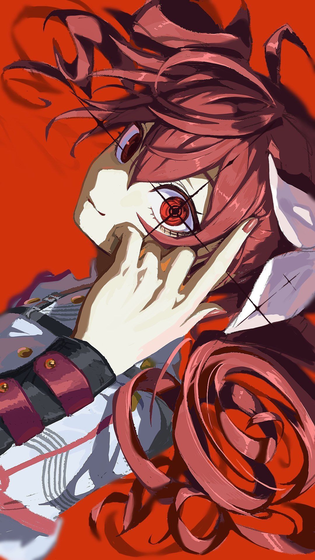 1080x1919 Kasane Teto Red Anime Wallpaper 4Kx3838
