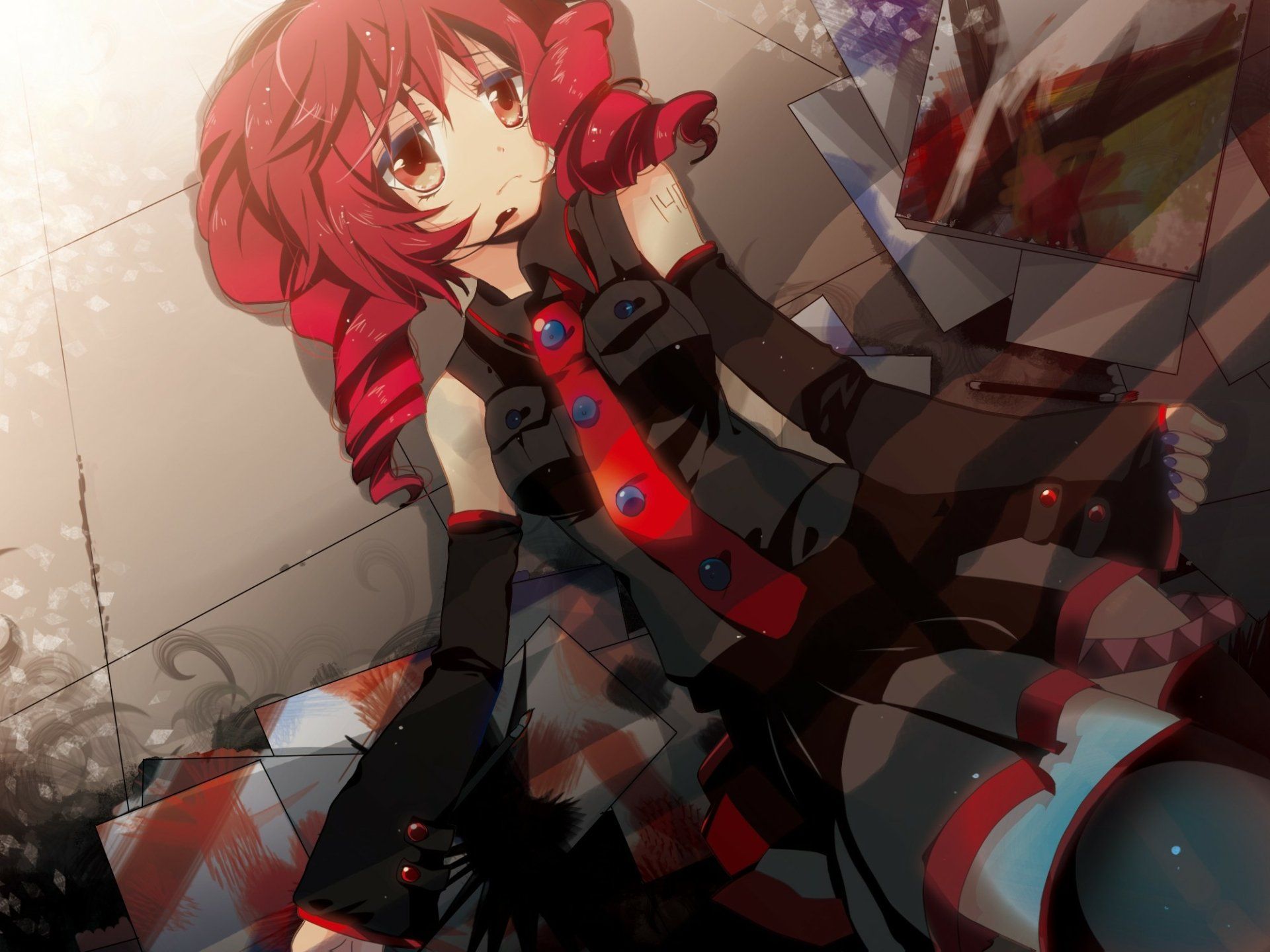 1920x1440 Kasane Teto HD: Vibrant Utau Anime Wallpaperx1500