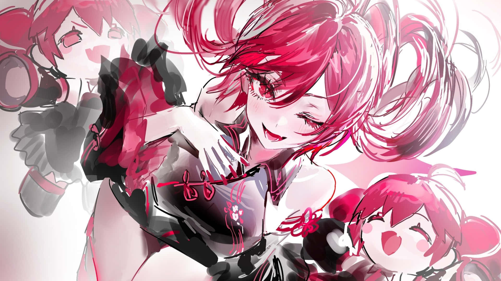 1920x1080 Download Kasane Teto Dynamic Art Wallpaper