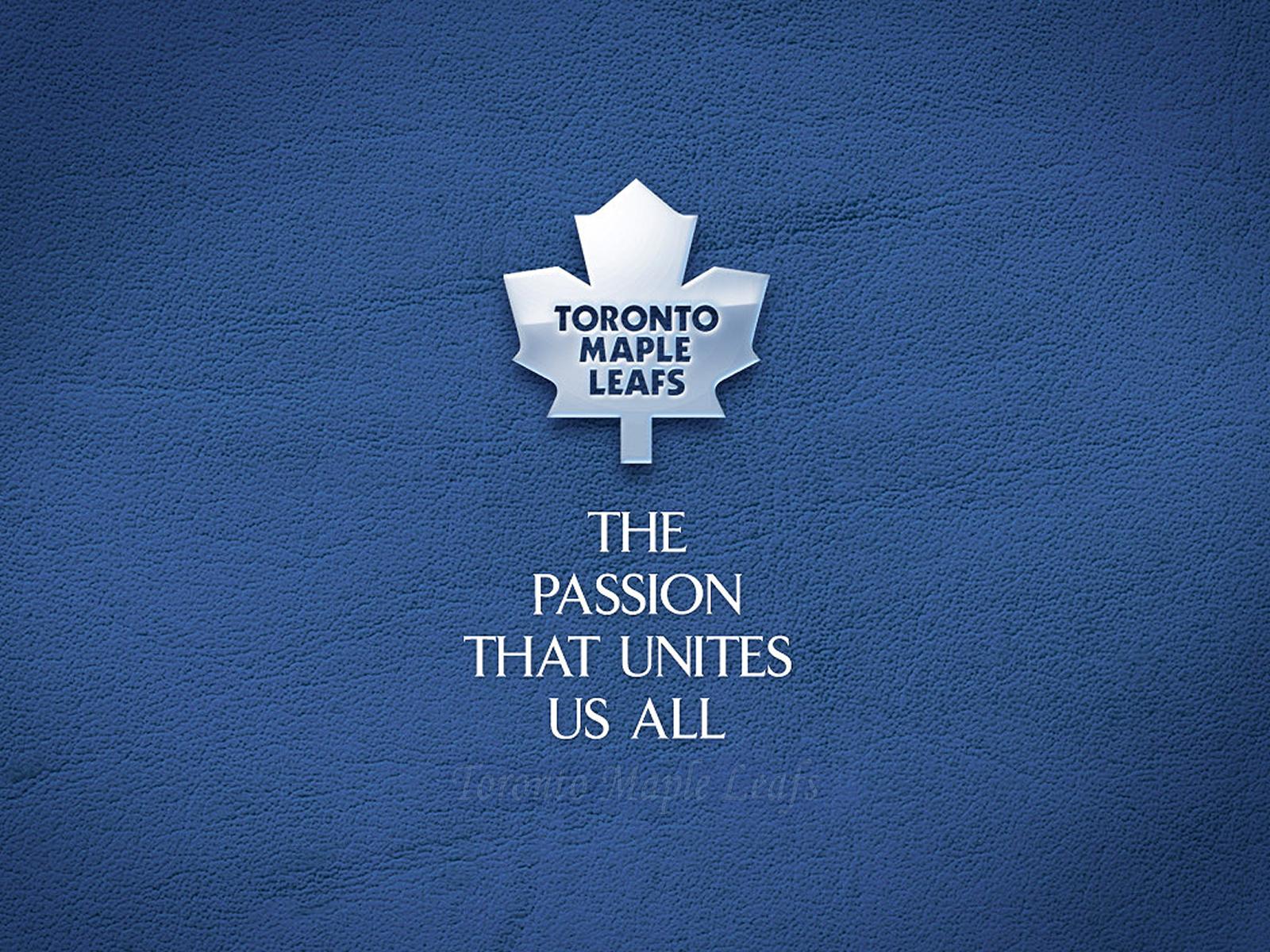 1600x1200 Toronto Maple Leafs HD Wallpaper: The Passion That Unites Us Allx1200