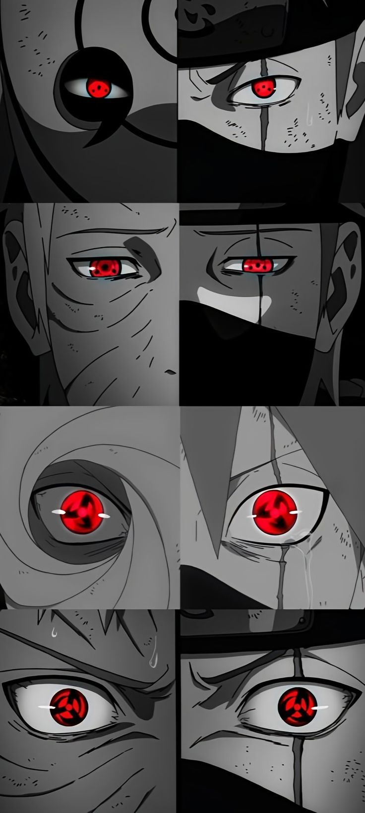 736x1641 Naruto sharingan wallpaper. Obito sharingan wallpaper, All sharingan eyes, Wallpaper naruto shippuden