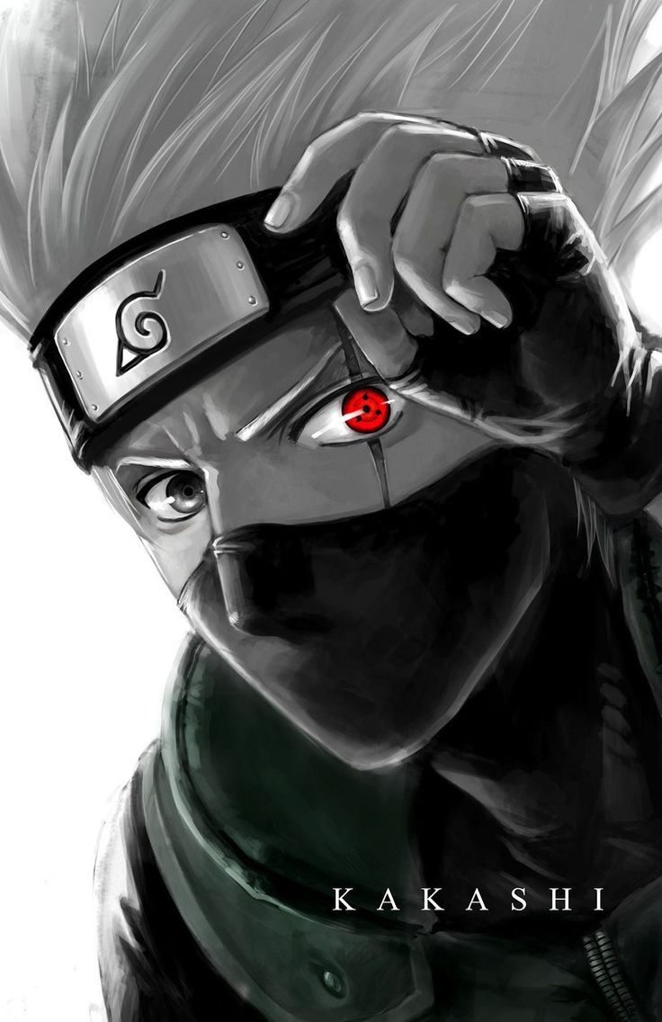736x1136 Kakashi Hatake Sharingan Wallpaper