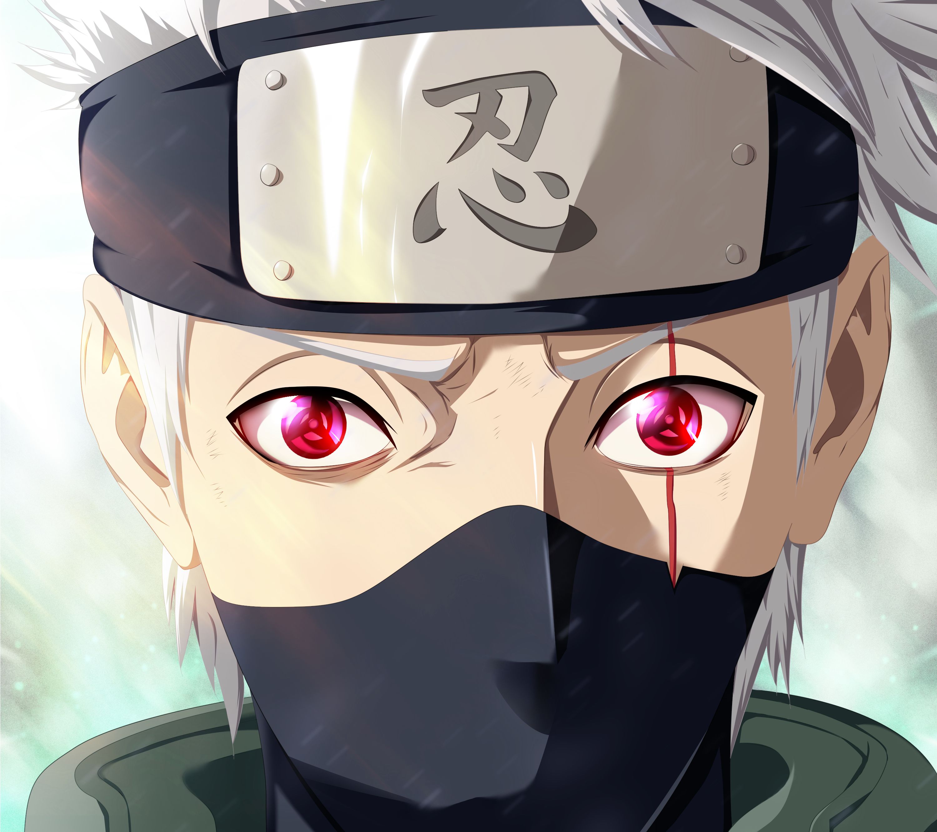 3000x2666 Phone wallpaper: Kakashi Hatake, Naruto, Sharingan (Naruto), Anime, Scar, White Hair 439098