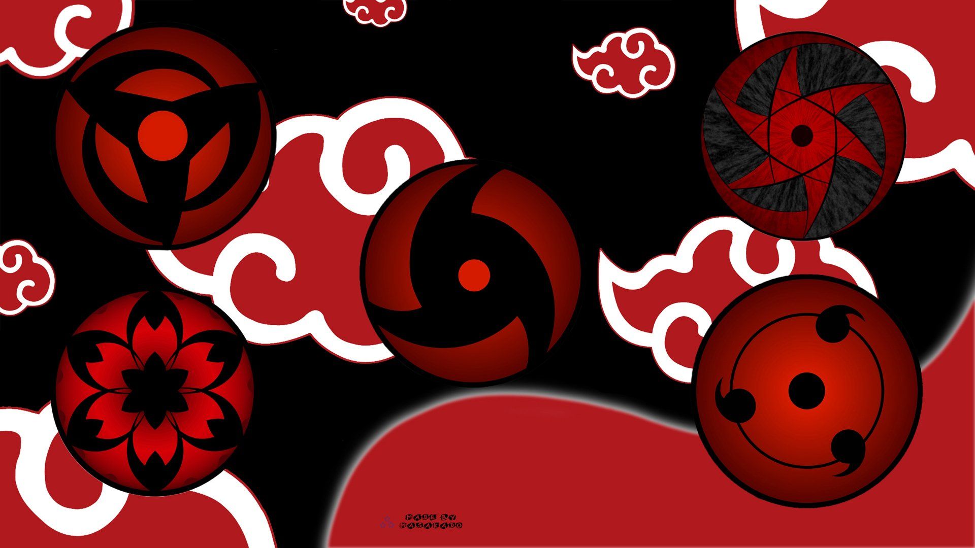 1920x1080 Stunning Mangekyō Sharingan HD Wallpaper