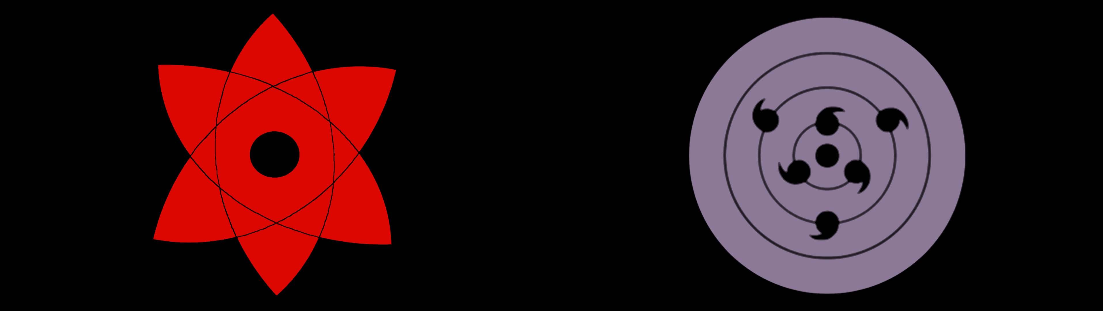 3830x1080 Another Duel Screen Wallpaper! Rinnegan and Mangekyo