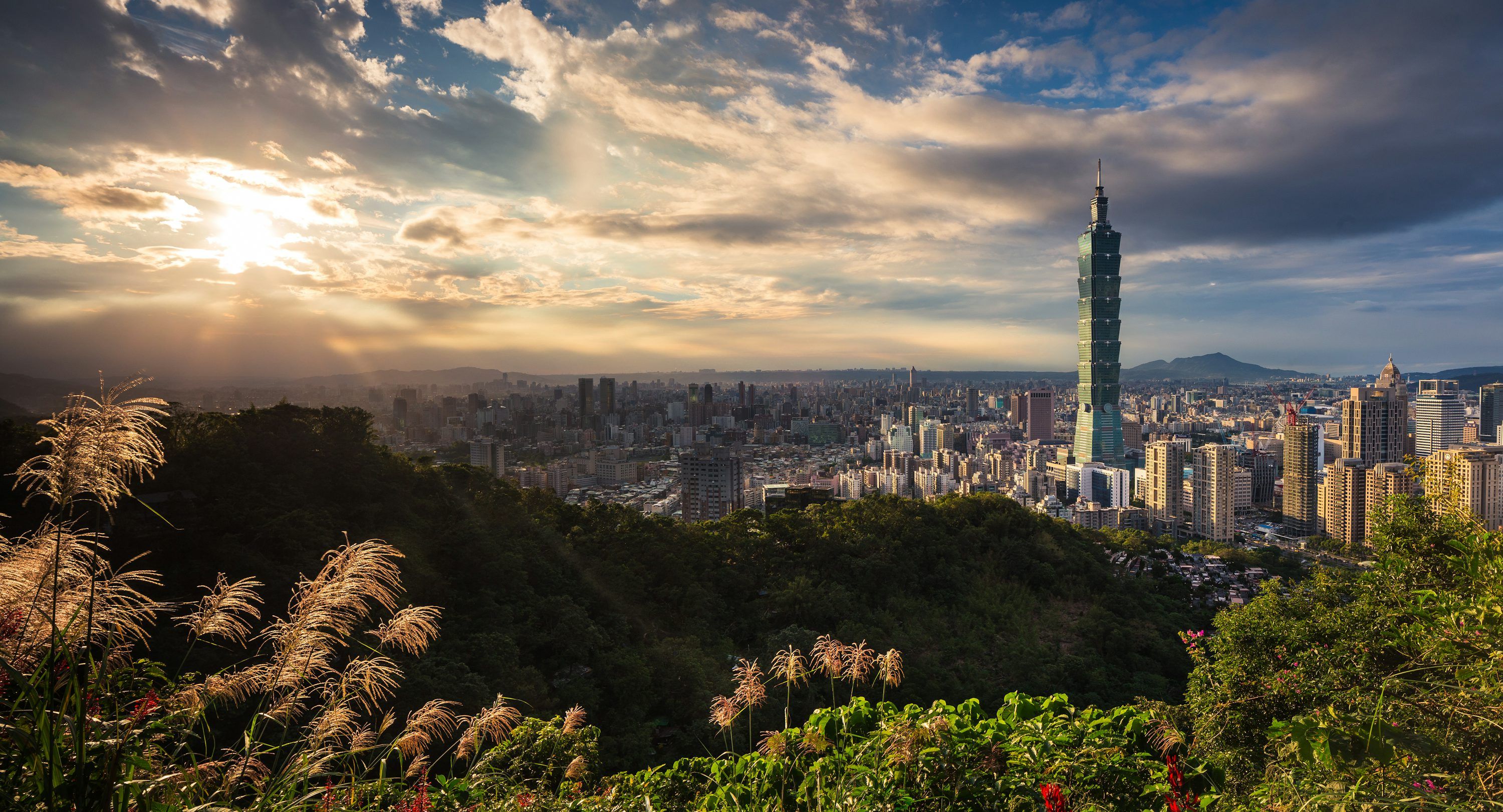 3000x1621 Taipei 101 Picture. Download Free Image