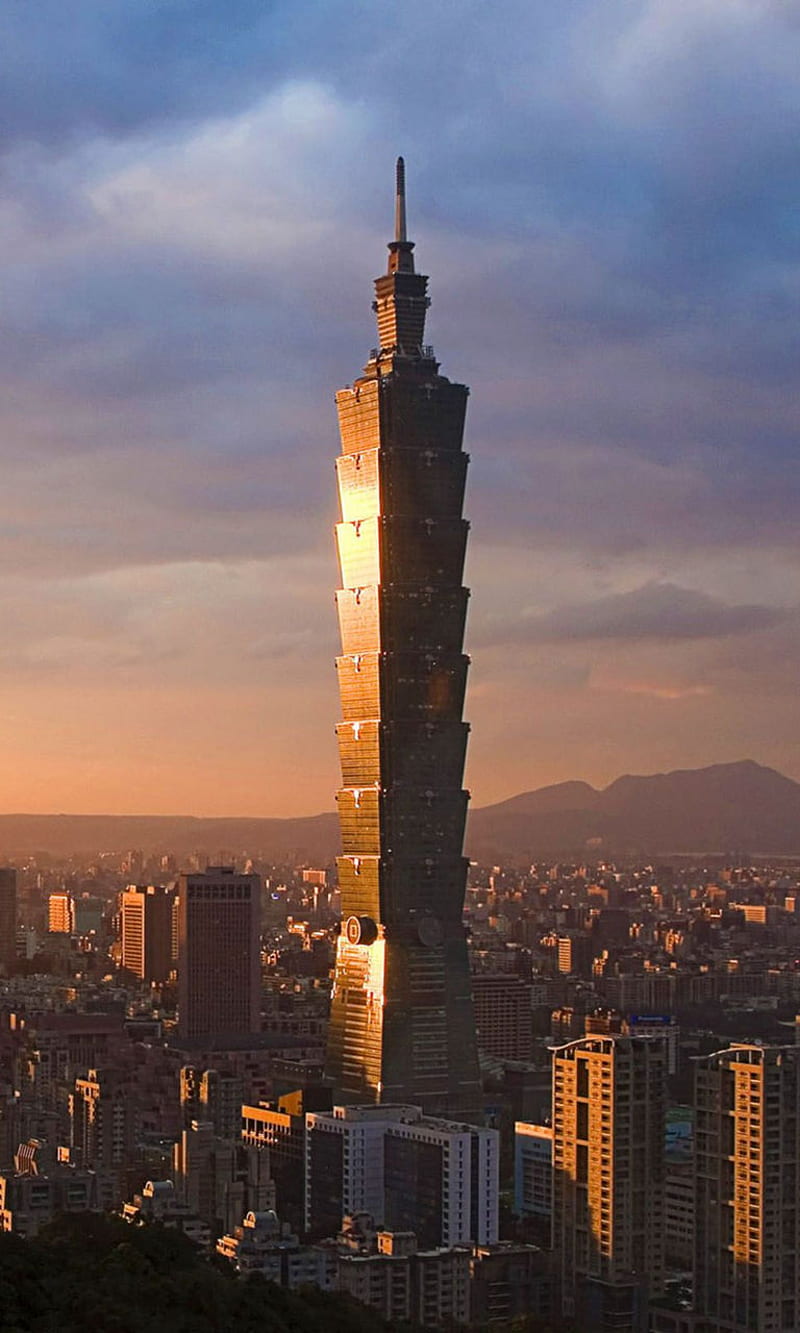 800x1333 Taipei building, taiwan, HD phone wallpaper