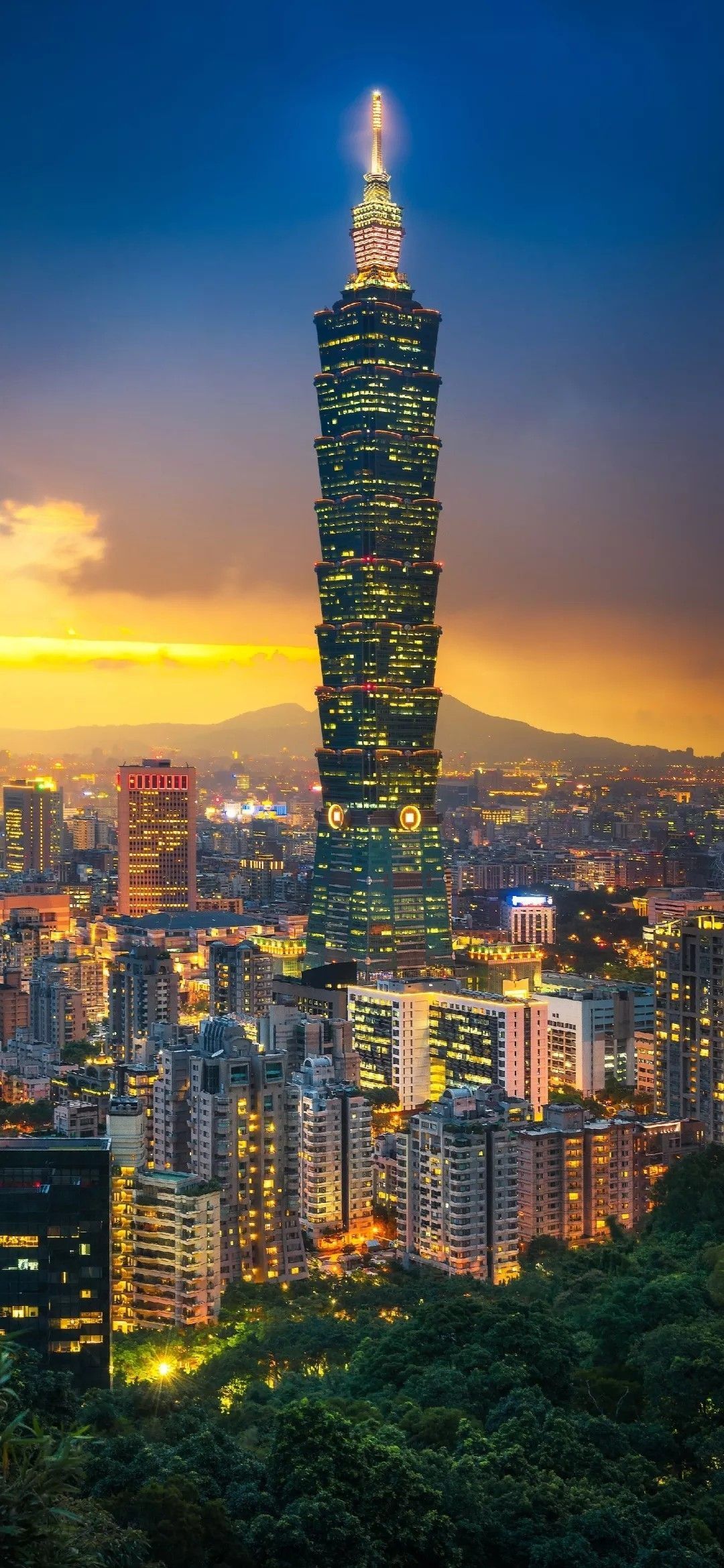 1080x2340 Taipei (Taiwan) Wallpaper