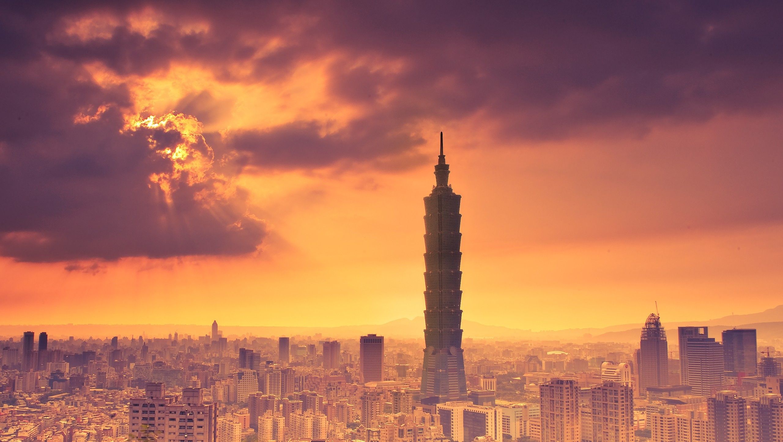 2560x1444 Taipei Taipei, Taiwan Wallpaper HD / Desktop and Mobile Background