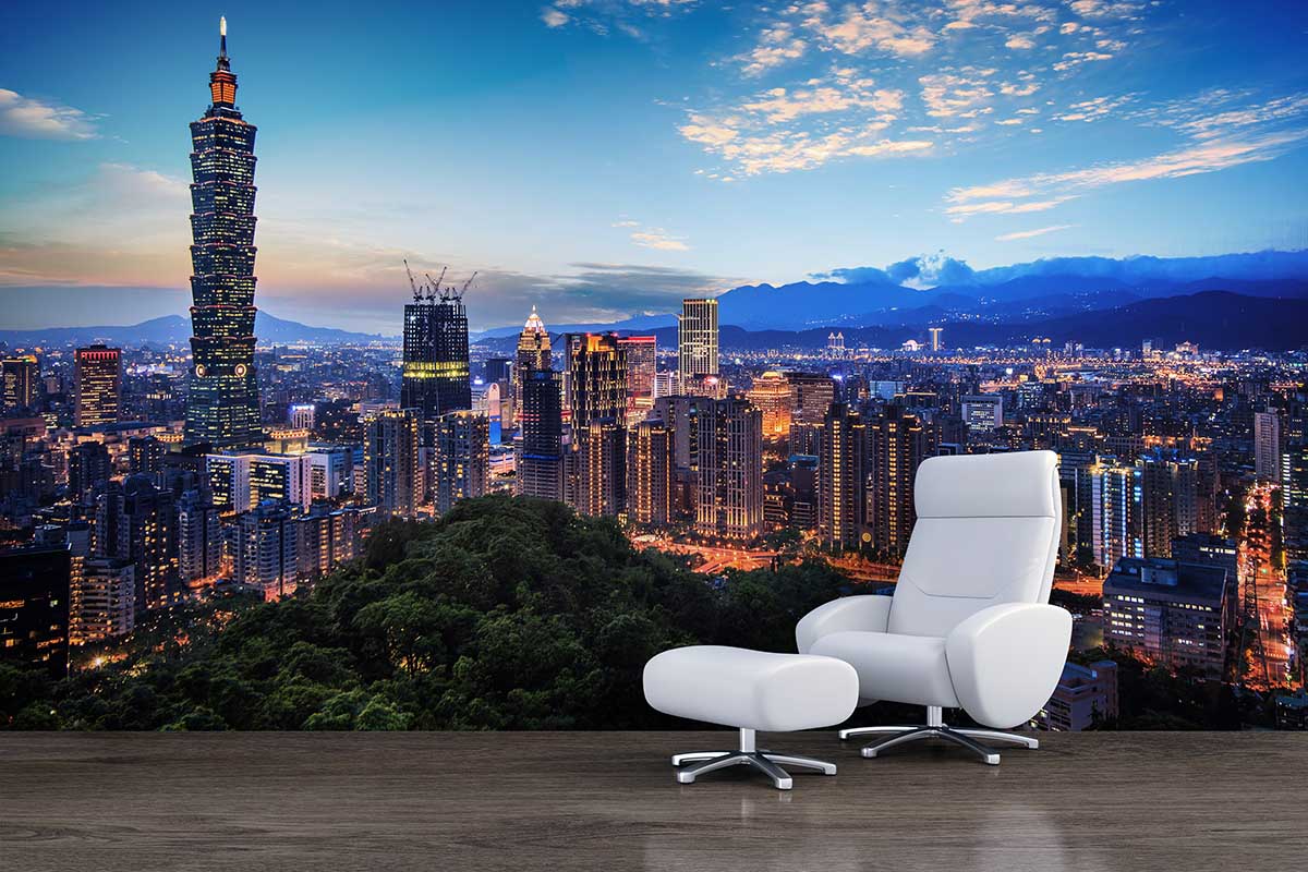 1200x800 Taipei 101 City View Wallpaper Malaysia
