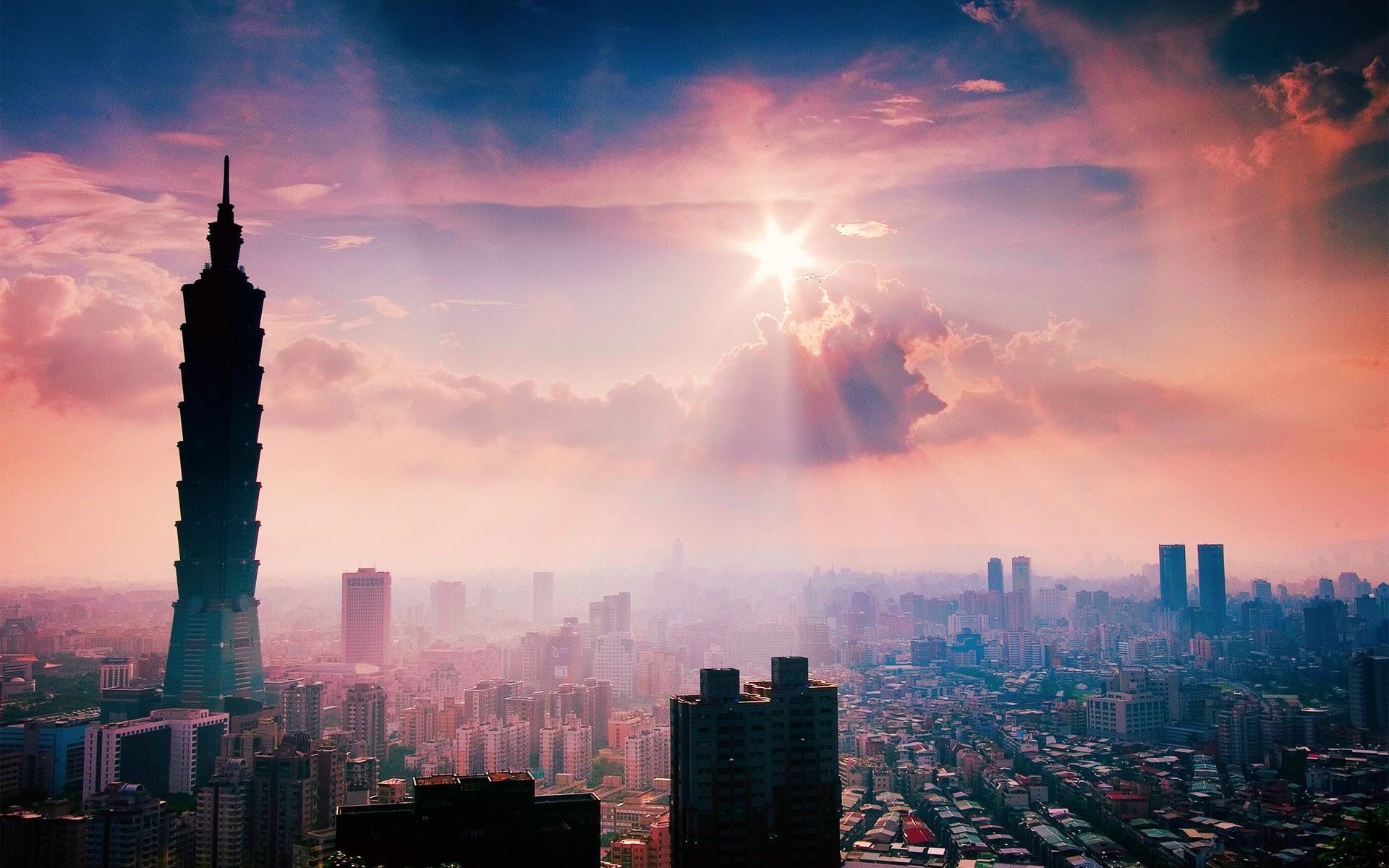 1920x1200 landscape, Cityscape, Taipei 101 Wallpaper HD / Desktop and Mobile Background