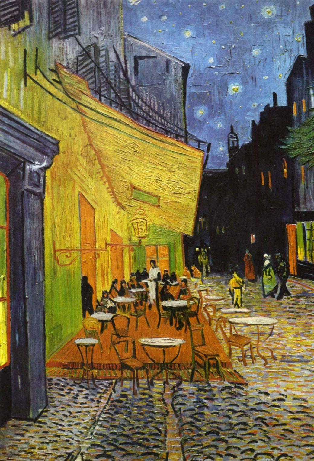1040x1526 Van Gogh Café Terrace At Night Wallpaper
