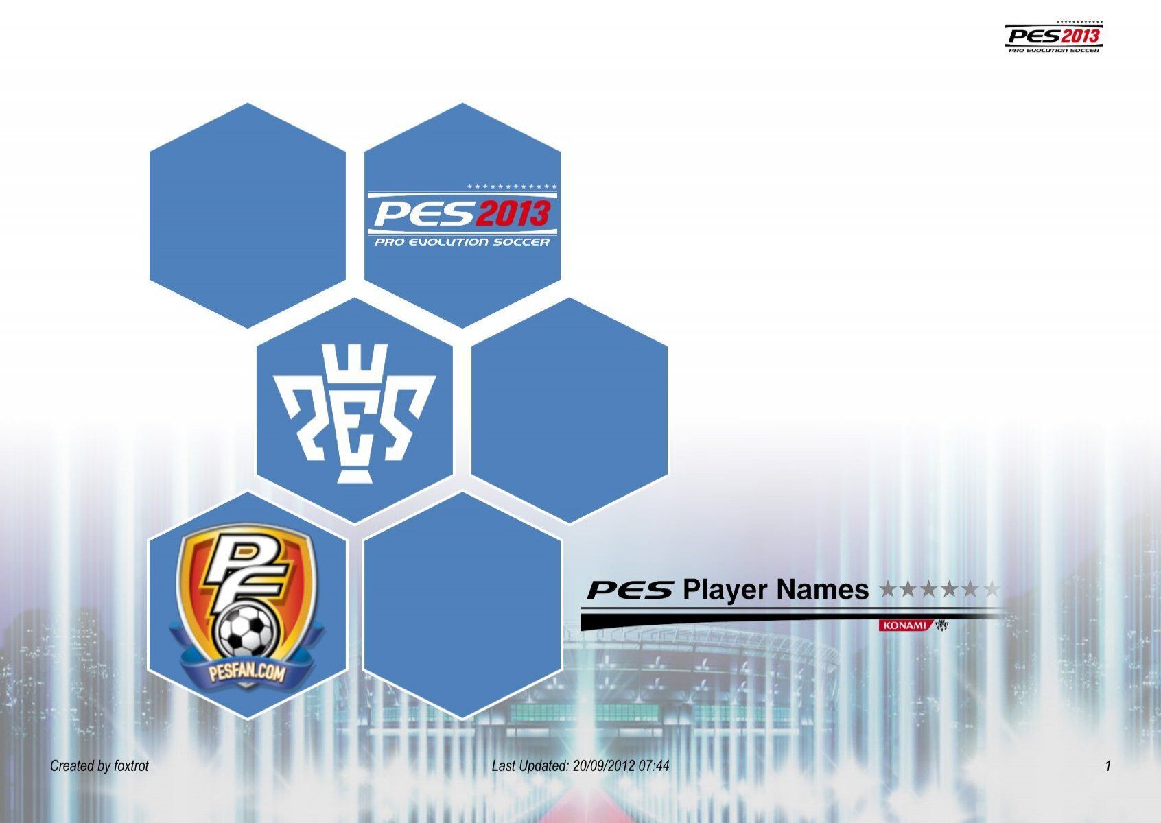 1692x1200 PES2013 Squad Lists - Скачать PES 2013