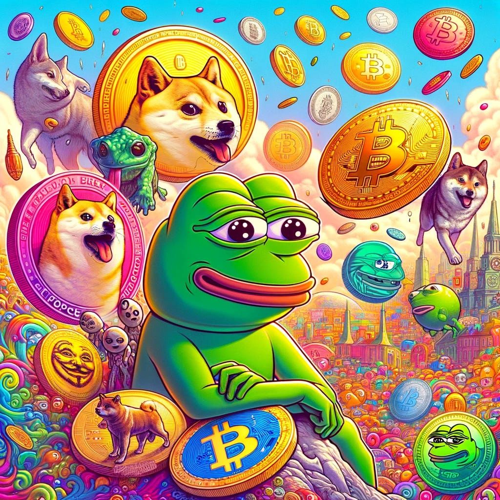 1024x1024 The Rise of Meme Coins in Cryptocurrency Culture. The Crypto Kiosk