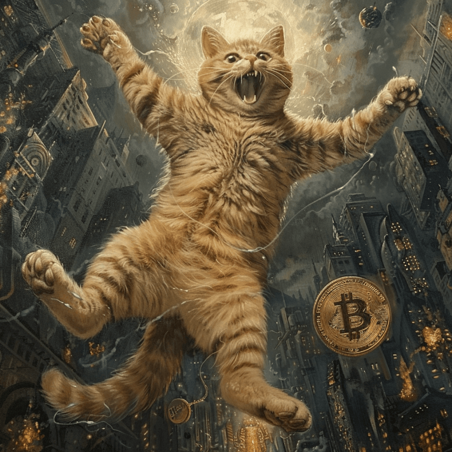 910x910 Dive into the World of Cat Meme Coins: Where Whiskers Meet Wallets