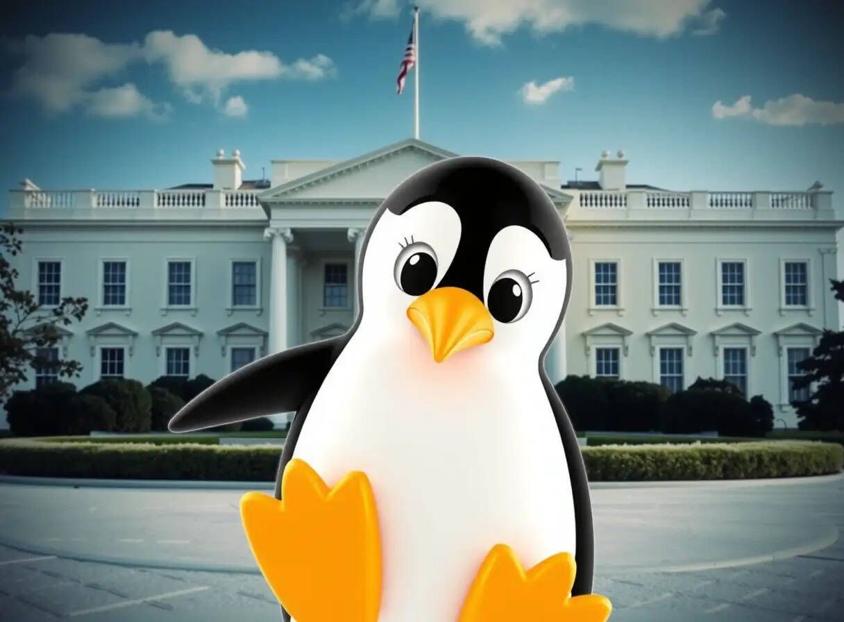 1216x896 Solana meme coin Penguin soars after viral White House meme sparks trading frenzy, ETCryptoworld