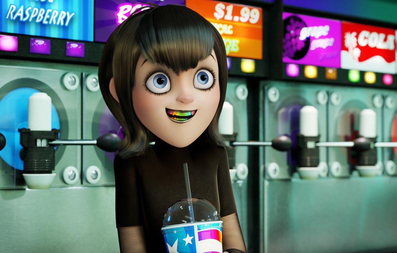 1332x850 Wallpaper girl, cartoon, drink, Mavis, Hotel Transylvania Transylvania - for desktop, section фильмы