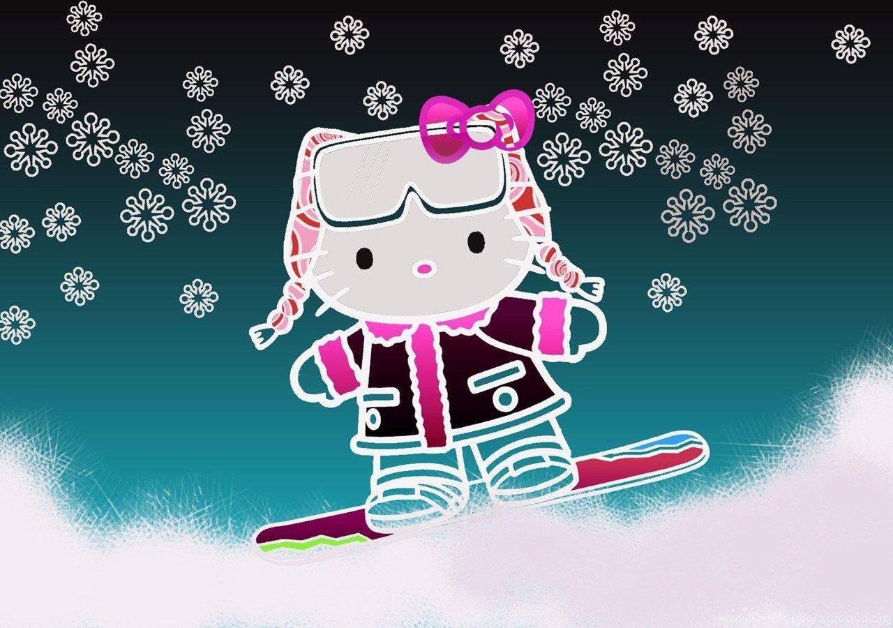 Hello Kitty Winter Wallpapers - Top Free Hello Kitty Winter Backgrounds - WallpaperAccess