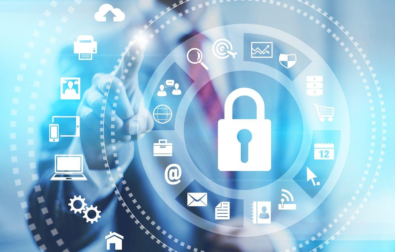 1332x850 Wallpaper technology, security, business, scheme image for desktop, section разное