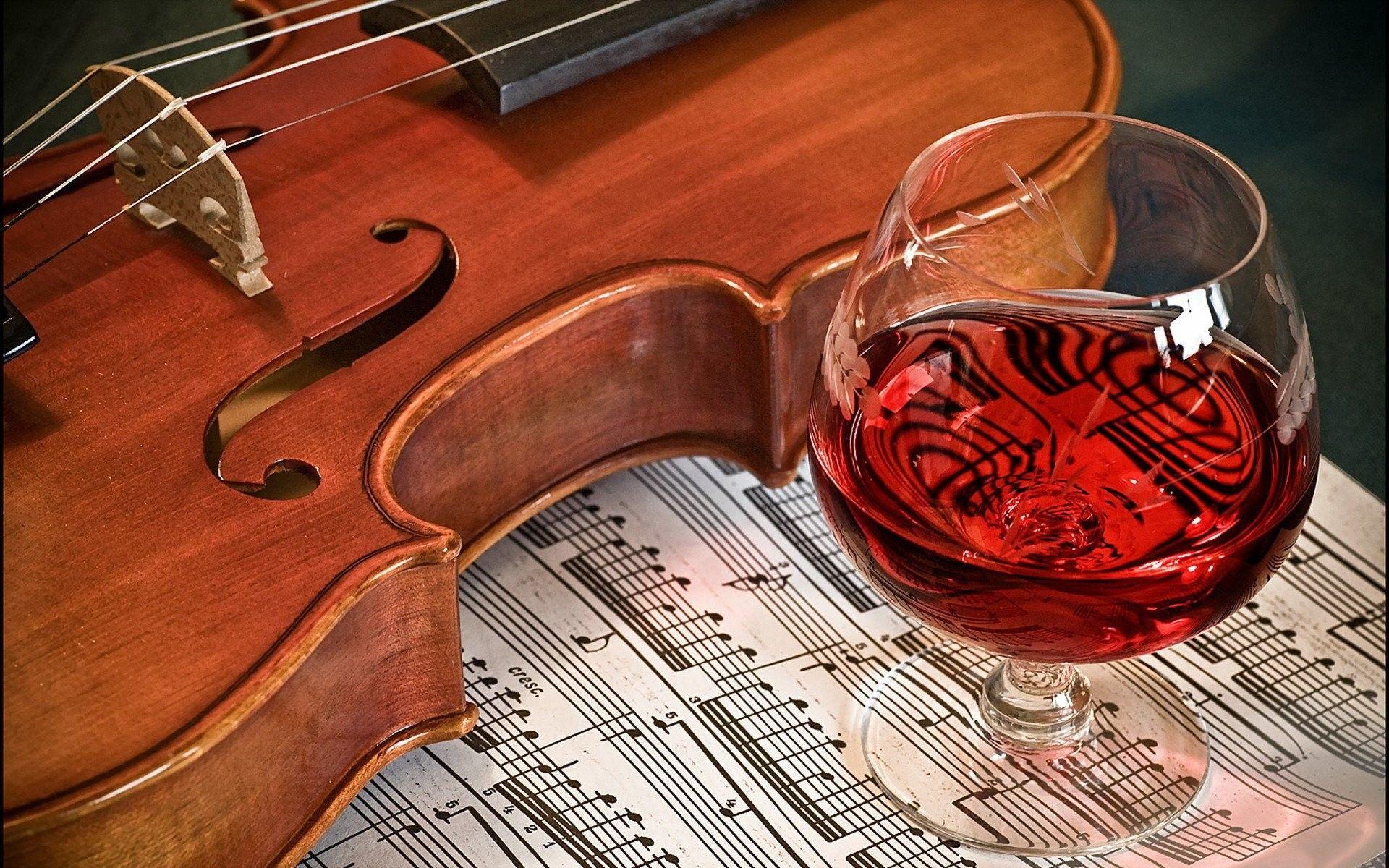 1920x1200 Beautiful Colorful Violin Wallpaper