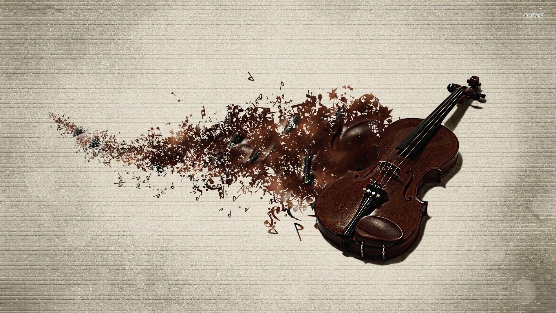 1920x1080 Violin Photography Wallpaper