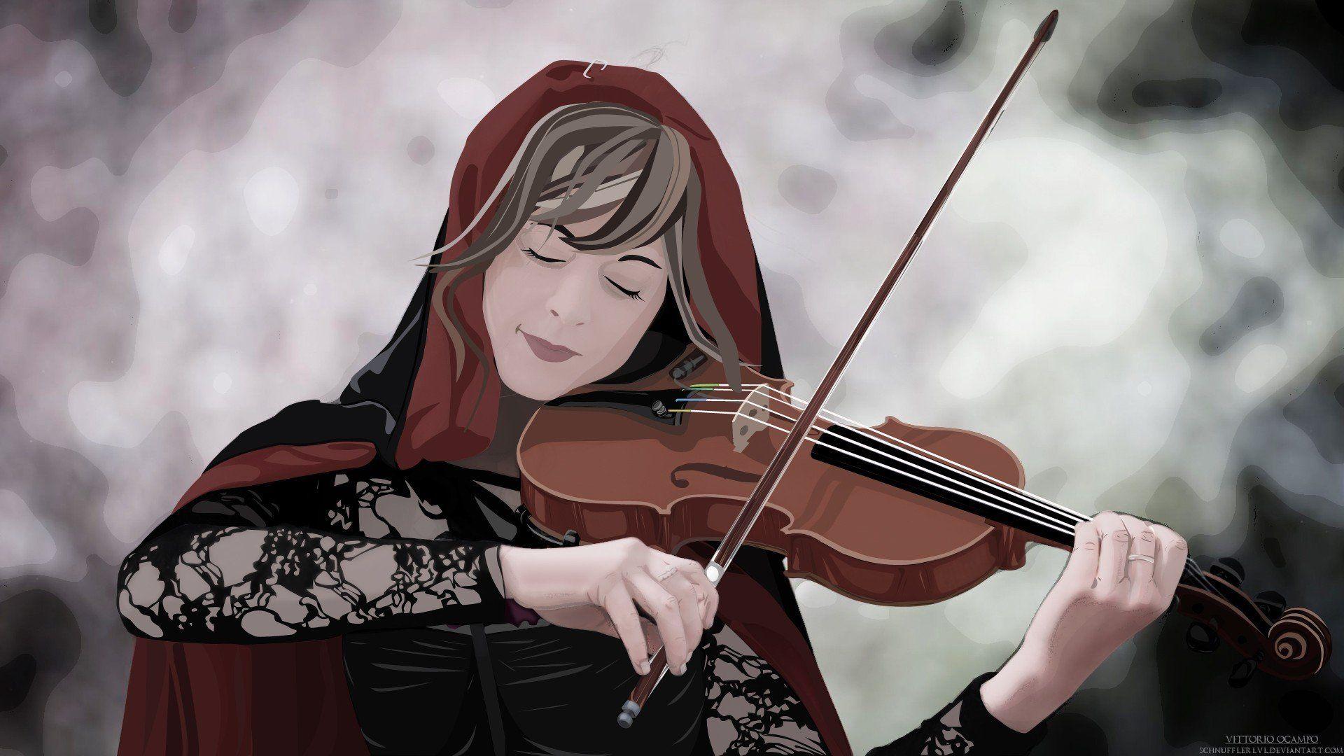 1920x1080 Music movies artwork fan art musicians Lindsey Stirling violinist wallpaperx1080
