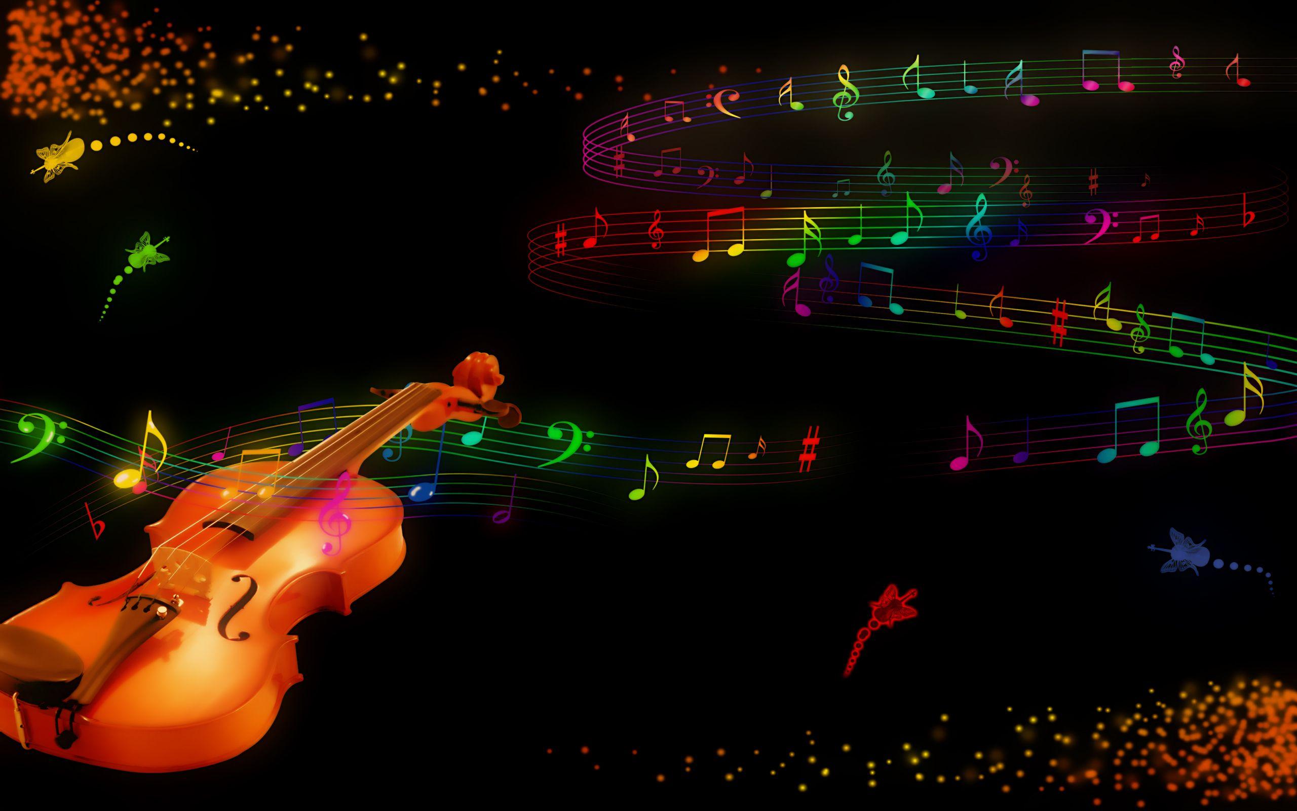 2560x1600 Artistic Violin Background