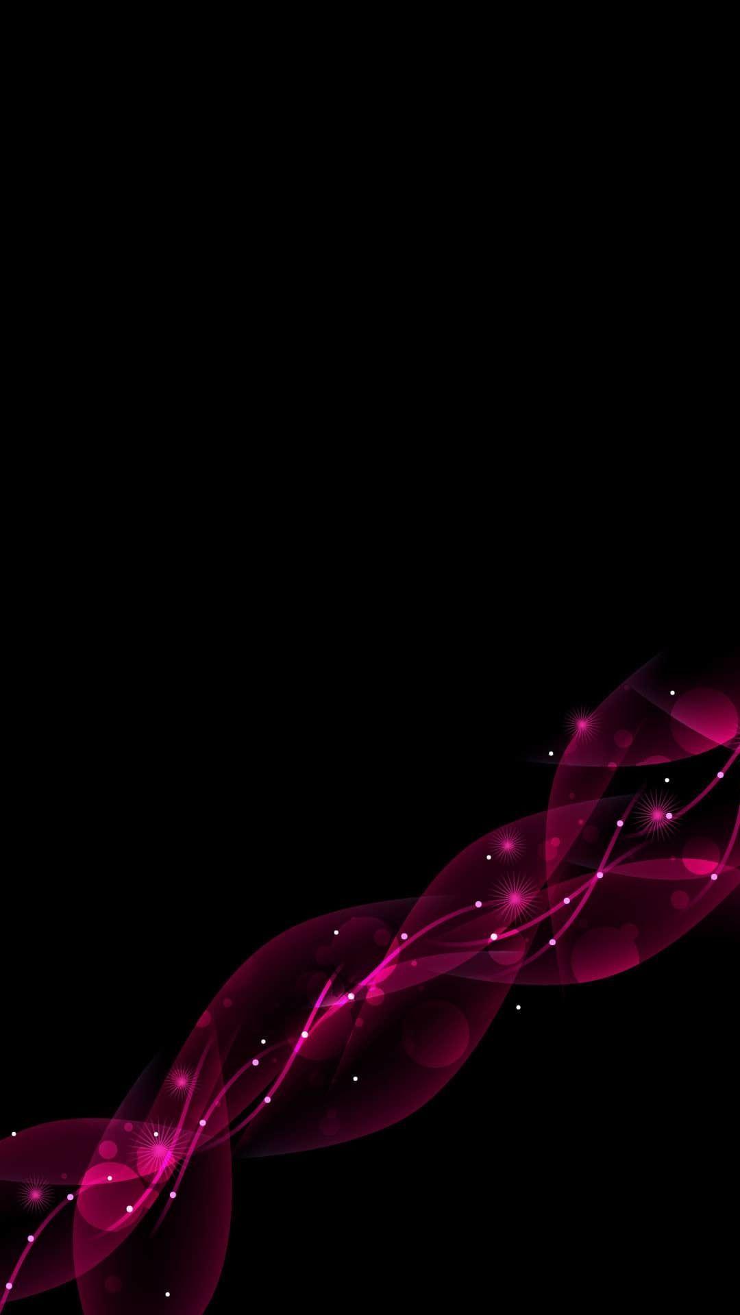1080x1920 Black and Pink Wallpaper