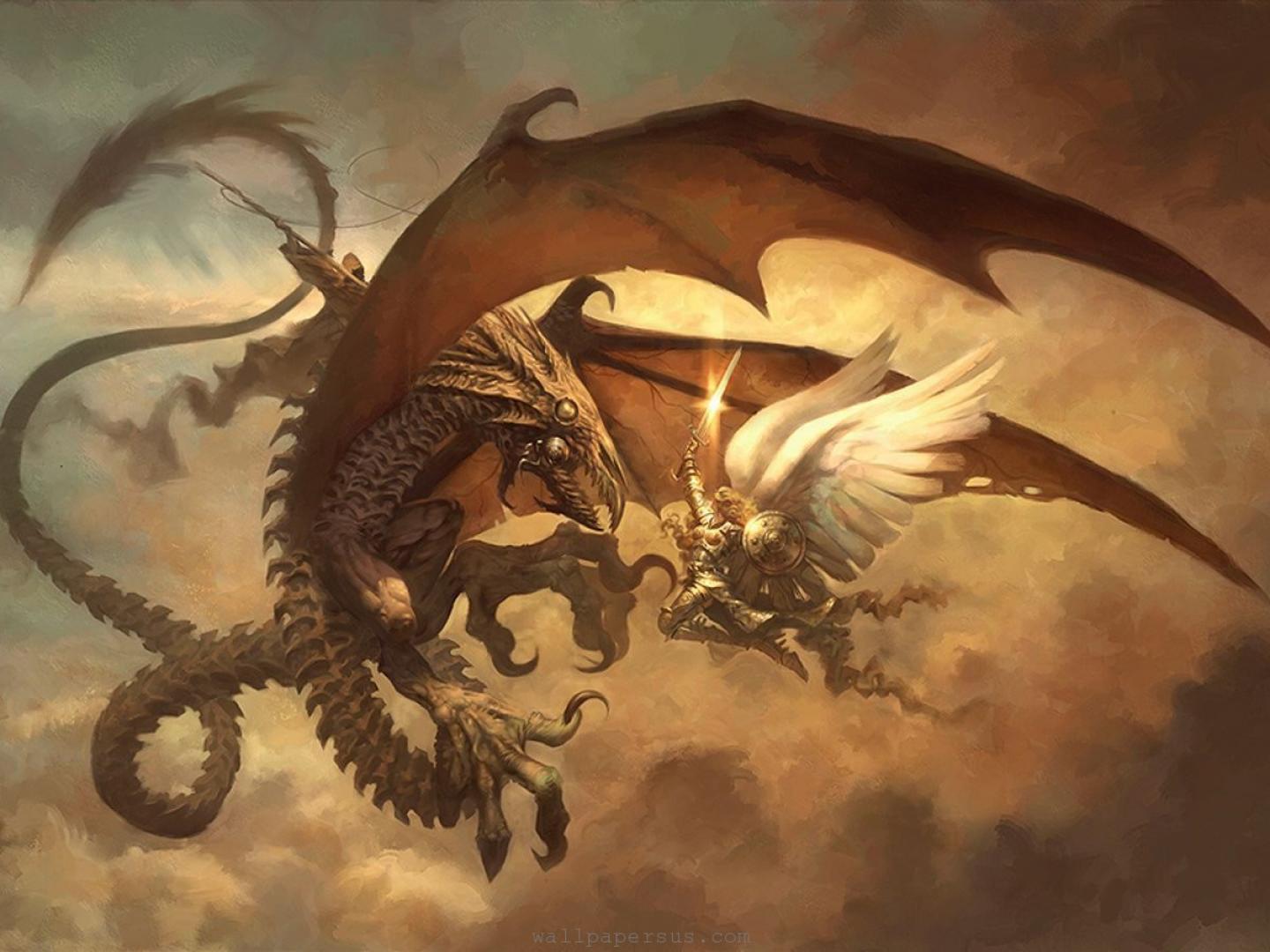 1440x1080 Archangel Michael Wallpaper Download Wallpaper On The Gathering Serra Angel HD Wallpaper
