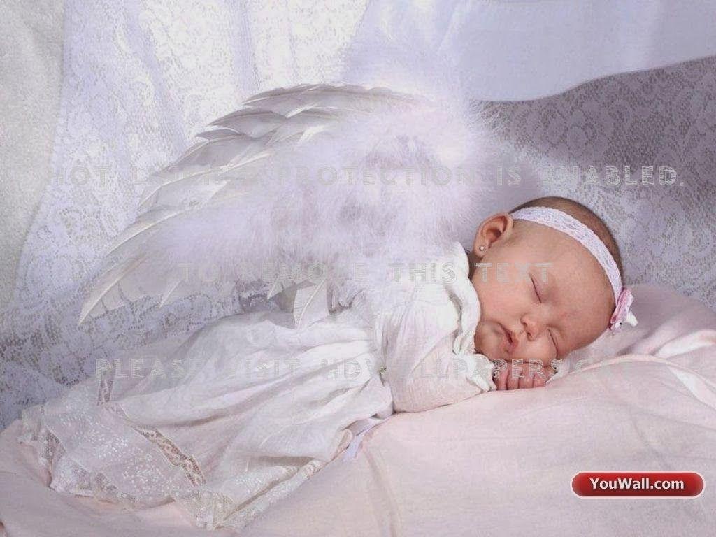 1024x768 Little Angel Newborn Babygirl Little Angel