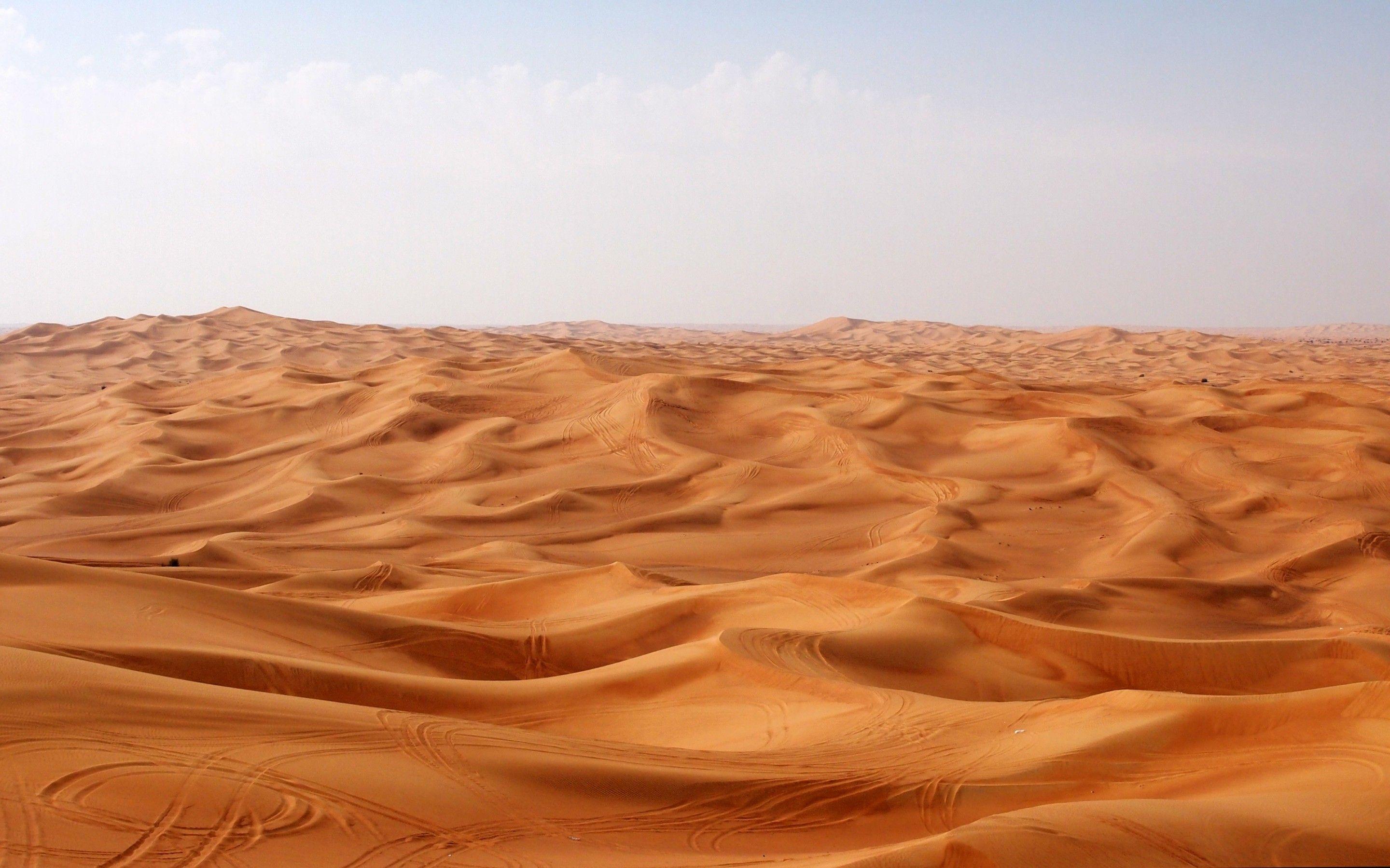 2880x1800 Wallpaper Desert, Sand dunes, 4K, Nature