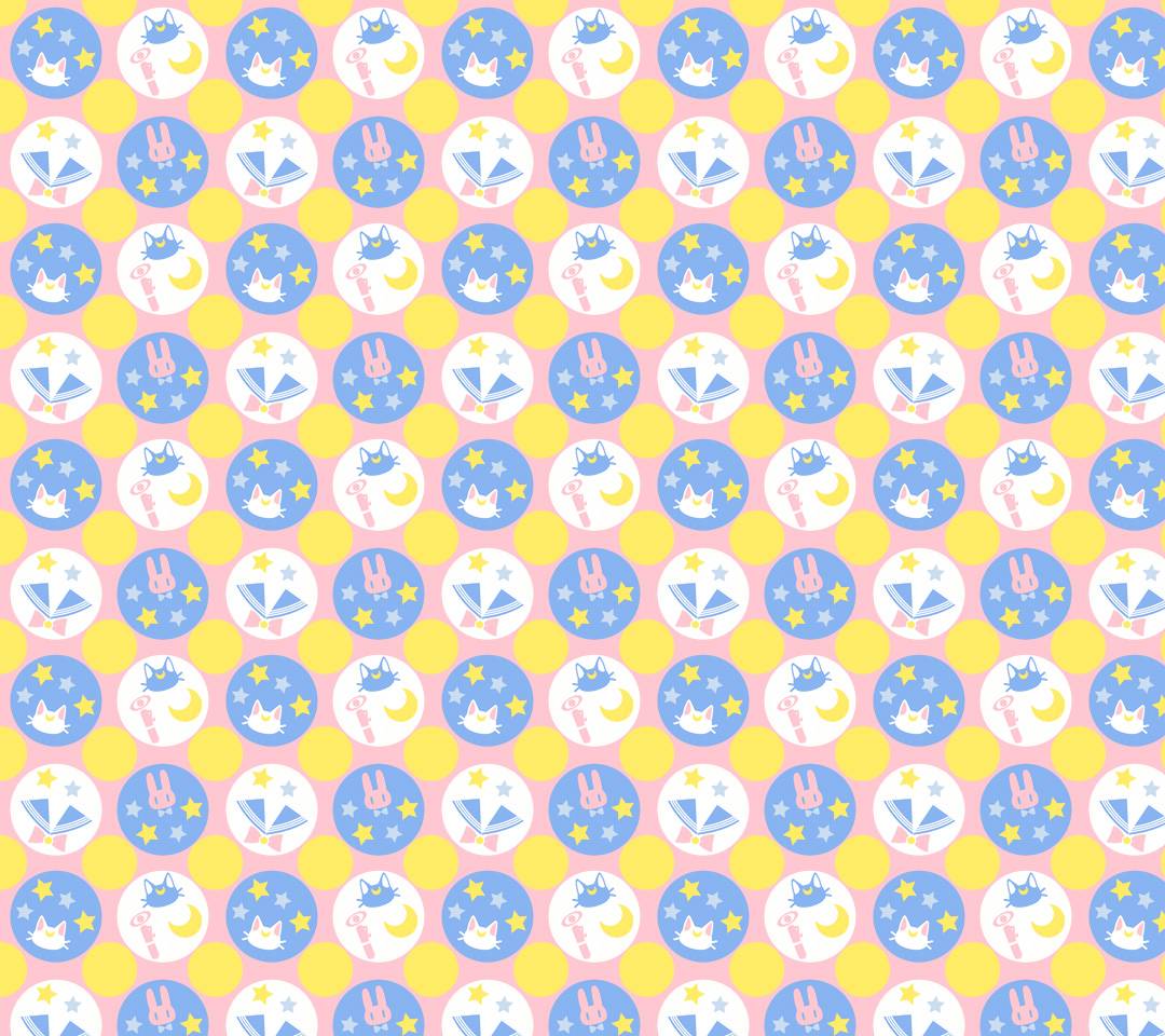 1080x960 Sailor Moon Pattern wallpaper