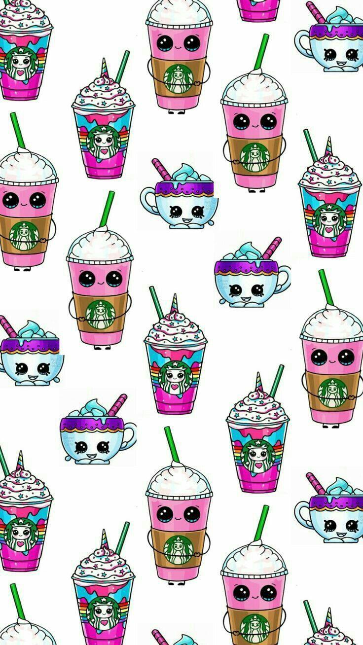 736x1308 Cute Girly Starbucks Wallpaper