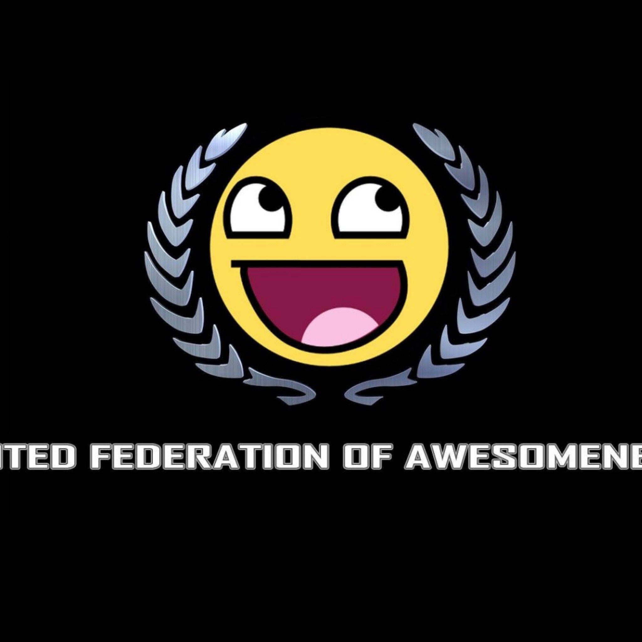 2048x2048 iPad Air Funny Awesome Smiley Windows Wallpaper Download