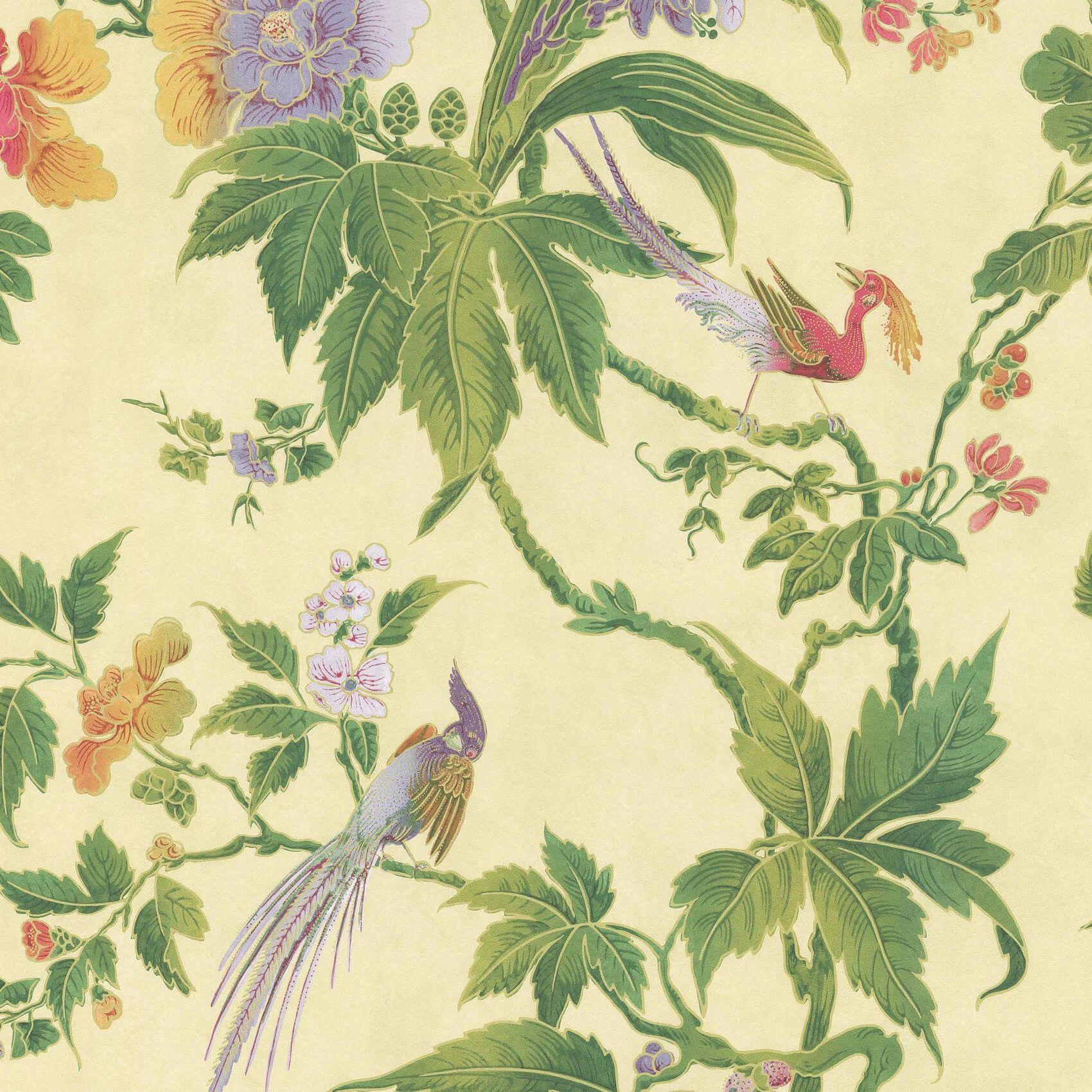 1700x1700 Little Greene Paradise 0247PASUNRI Wallpaper