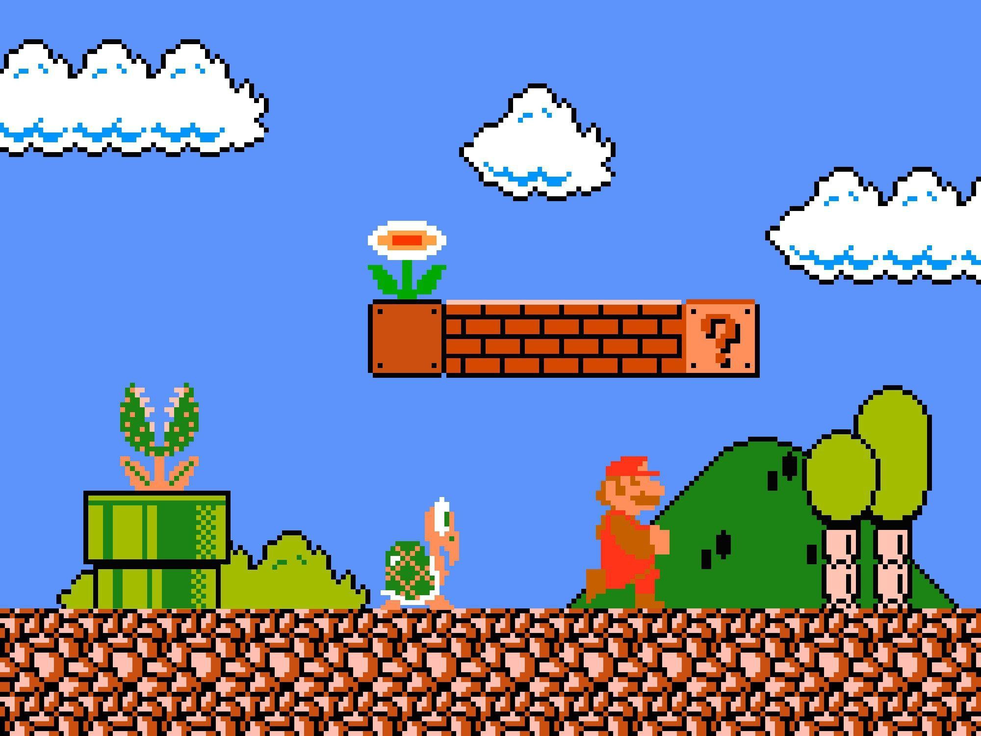 Featured image of post Mario Pixel Background