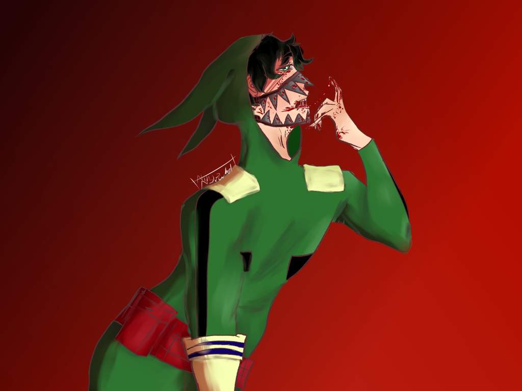 1024x768 Villain Deku Wallpaper