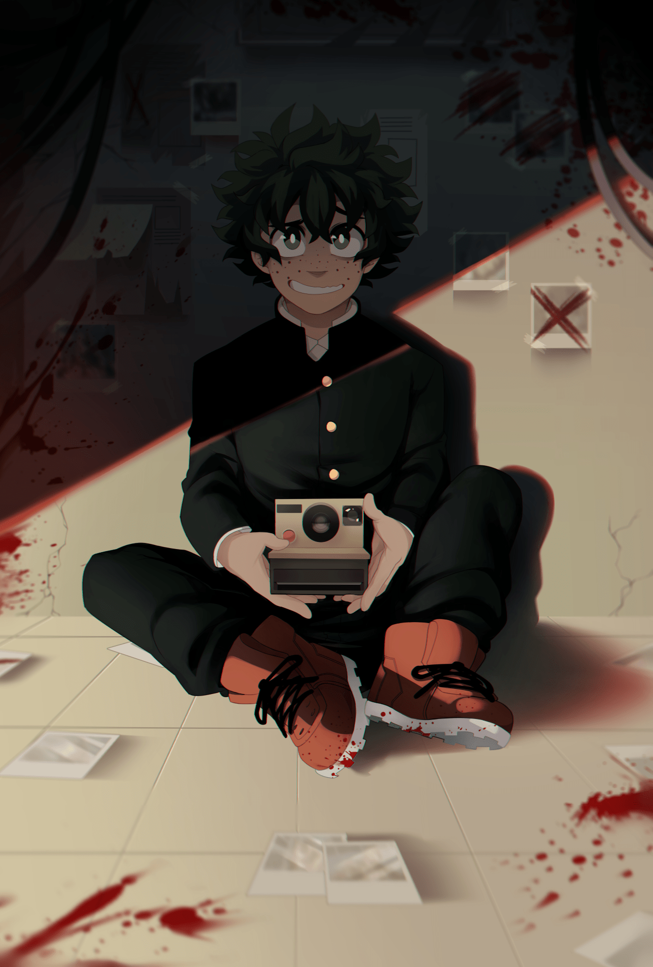 1280x1895 Tumblr is a place to express yourself, discover yourself, and bond over the stuff you love. It's where your in. Yandere boy, Villain deku, My hero academia shouto
