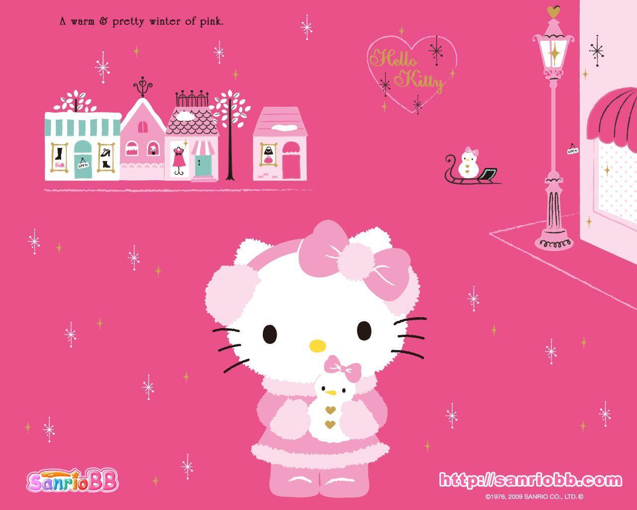 Hello Kitty Winter Wallpapers - Top Free Hello Kitty Winter Backgrounds